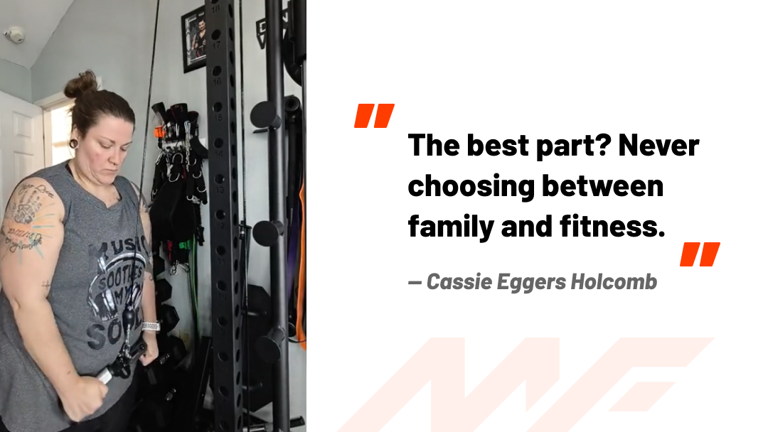From Busy Mom to Stronger Self: Cassie’s Home Gym Transformation