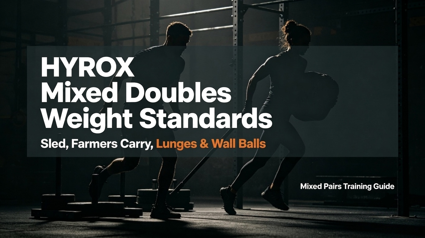 HYROX Mixed Doubles Weight Standards: Sled, Farmers Carry, Lunges & Wall Balls