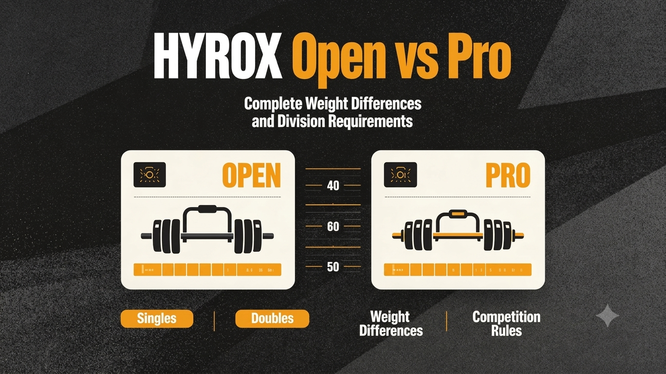 HYROX Open vs Pro