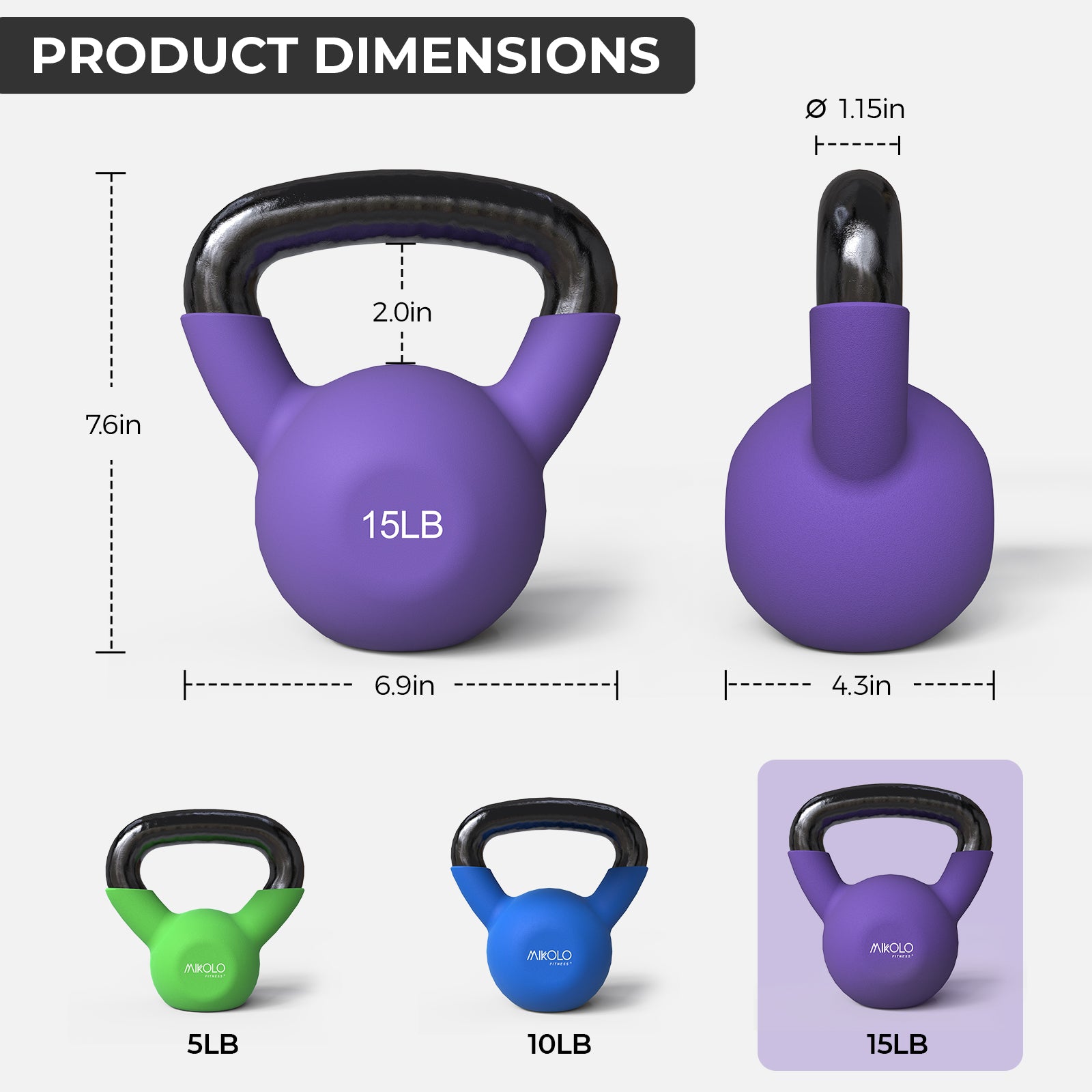 Cast Iron Kettlebell KB03