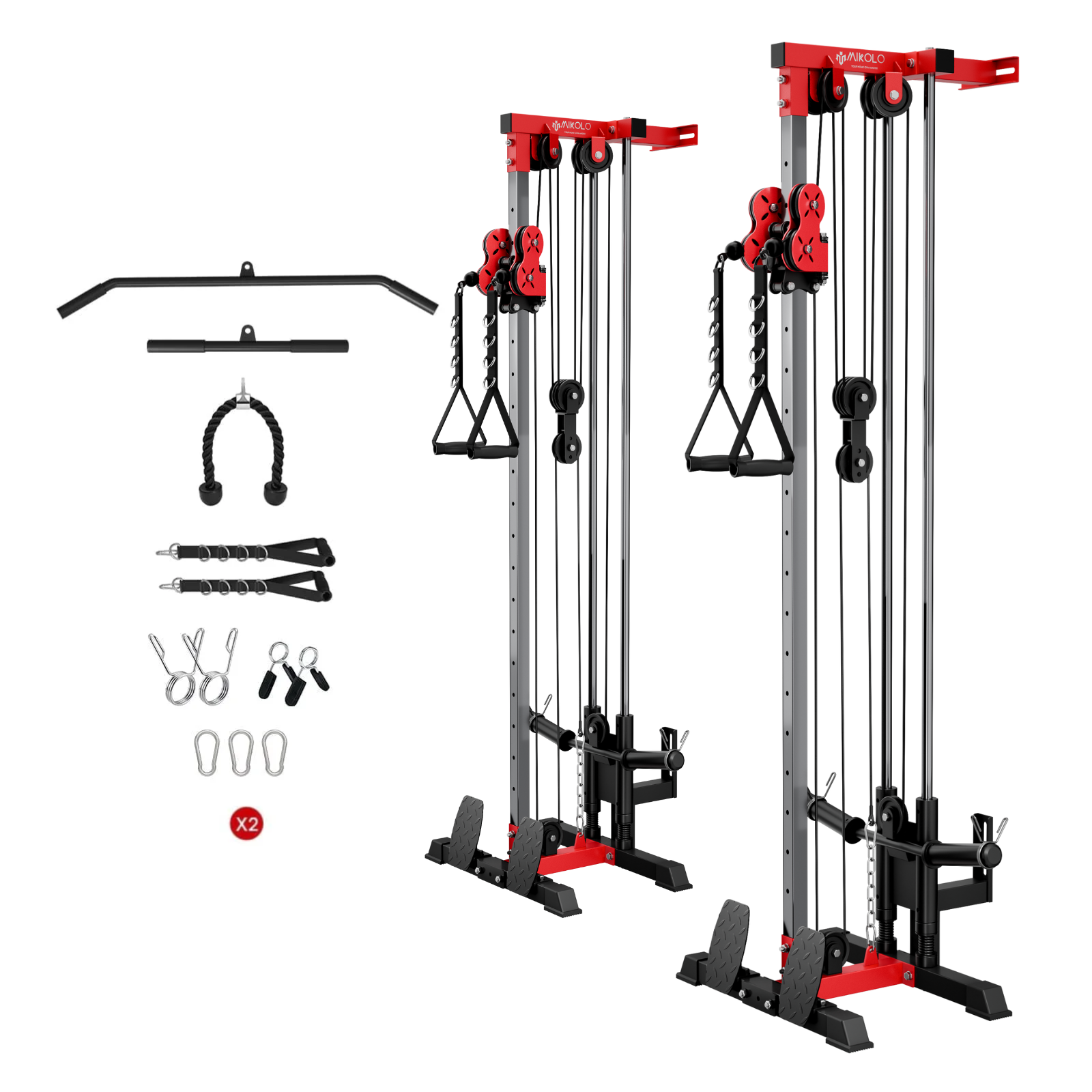 MIKOLO G3 Plate Loaded Pulley Tower