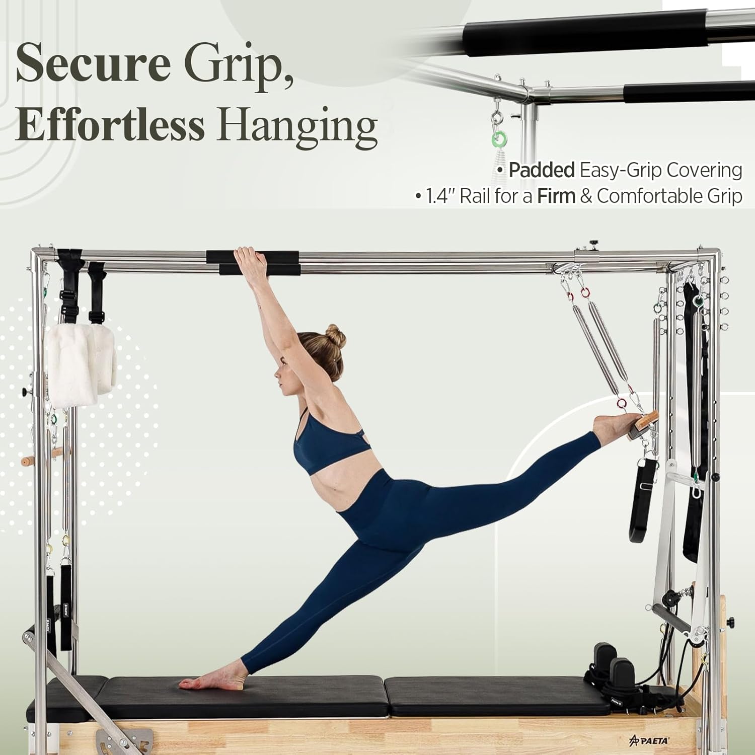 Wooden Reformer Pilates Machine with Cadillac Trapeze Table