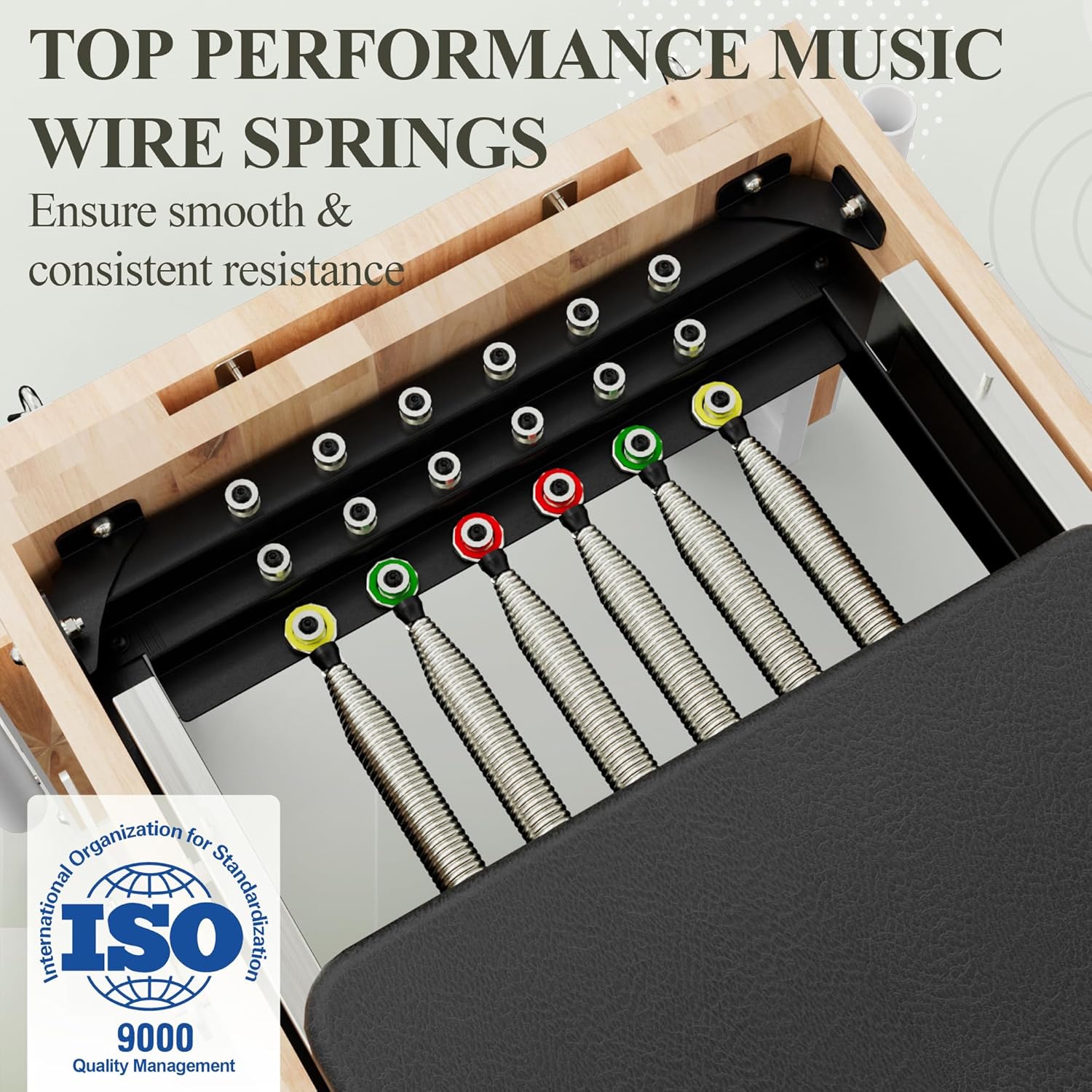 Wooden Reformer Pilates Machine with Cadillac Trapeze Table