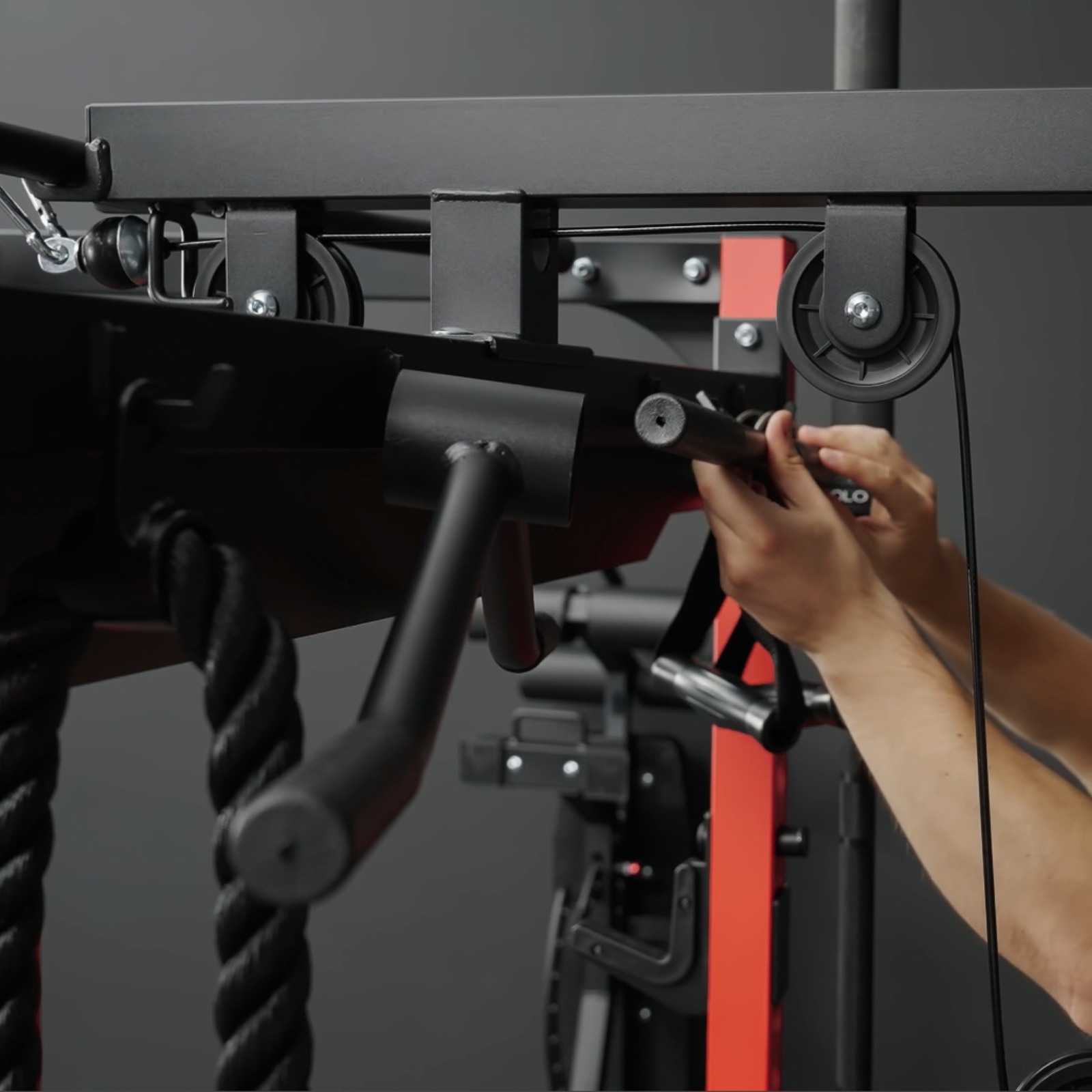 F4 Power Rack with Lat Pull Down System