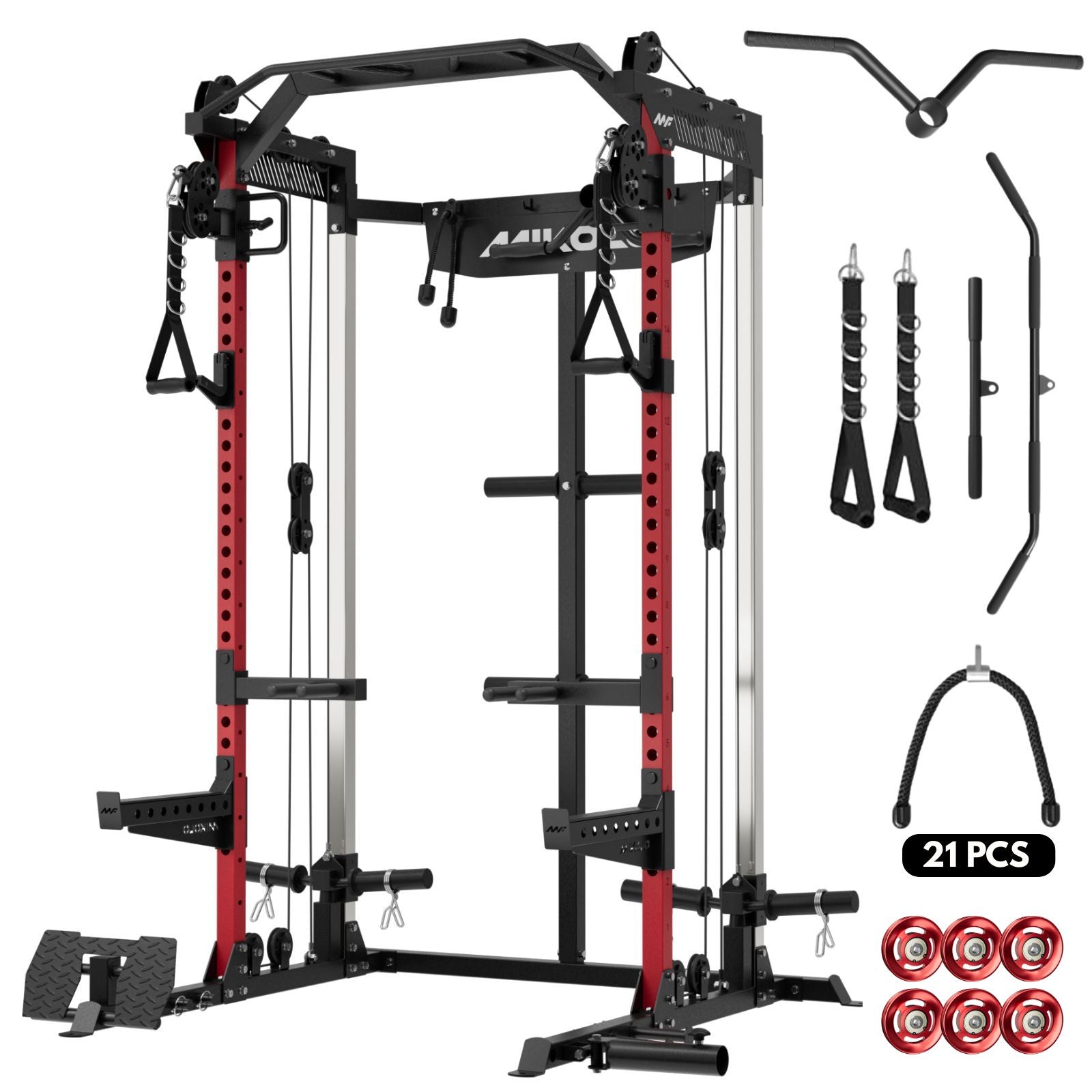 HR05-ULTRA Half Rack Functional Trainer