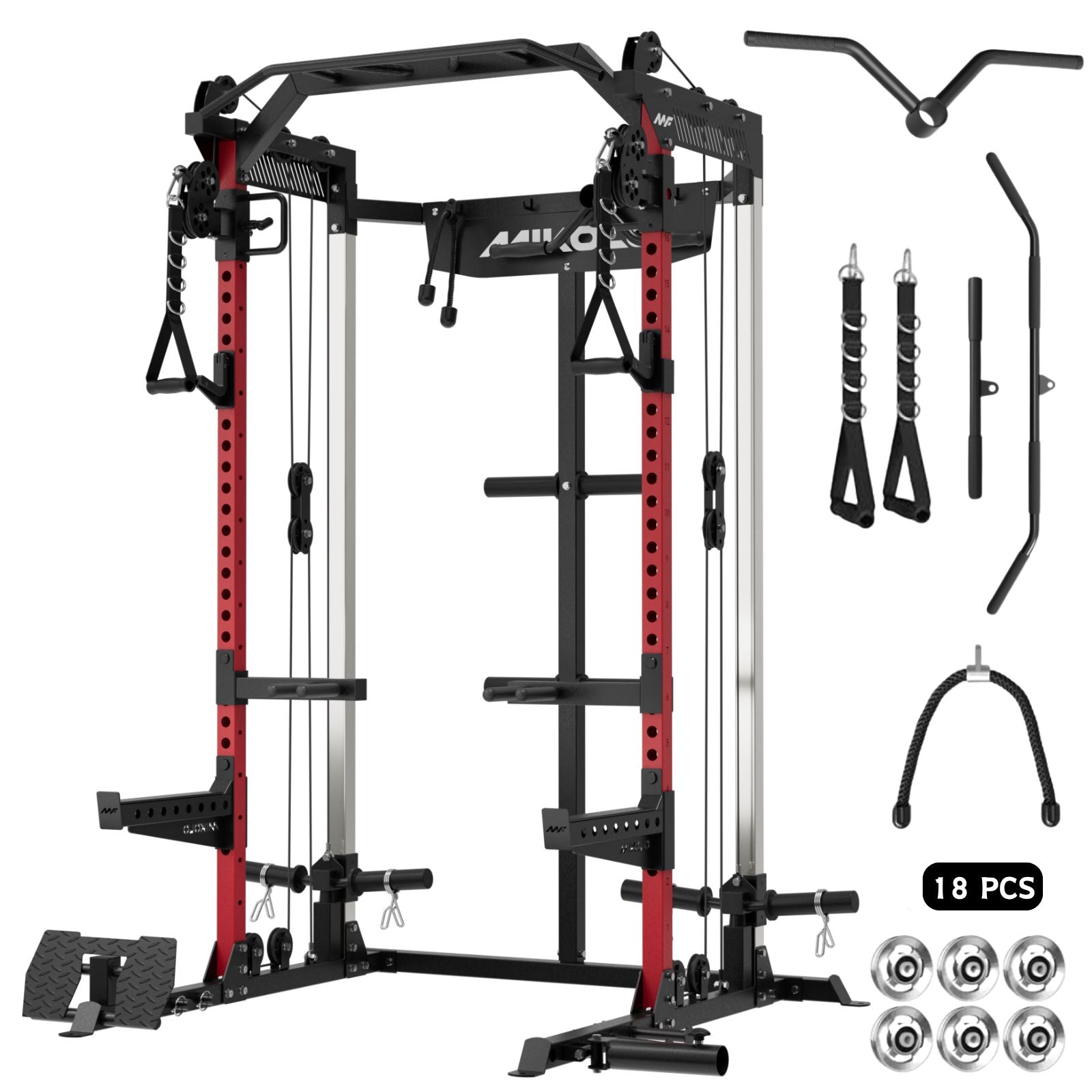 HR05 Ultra Half Rack Functional Trainer - MIKOLO