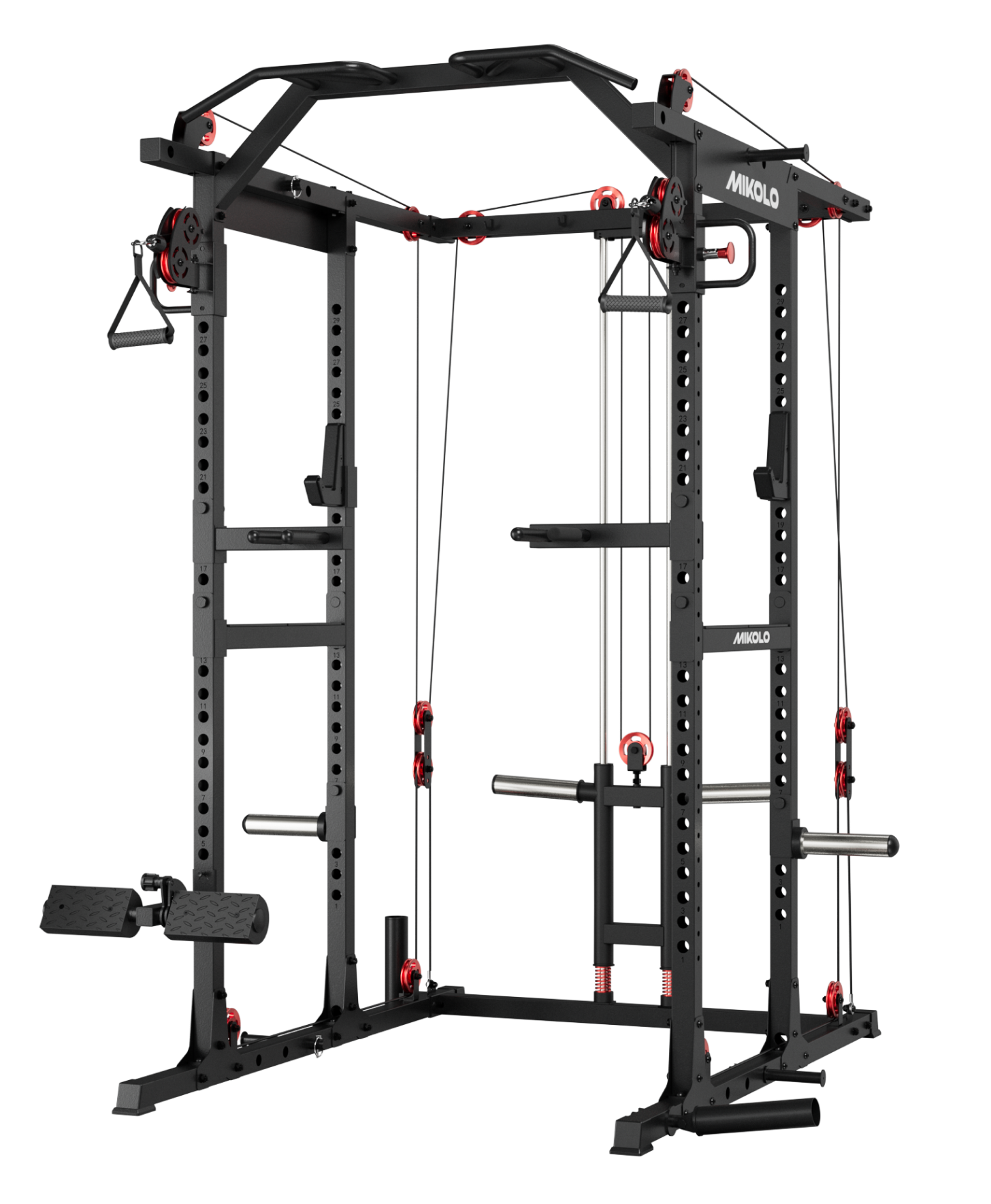 K6-2.0 Ultra All-in-One Power Rack Functional Trainer (UPGRADED)