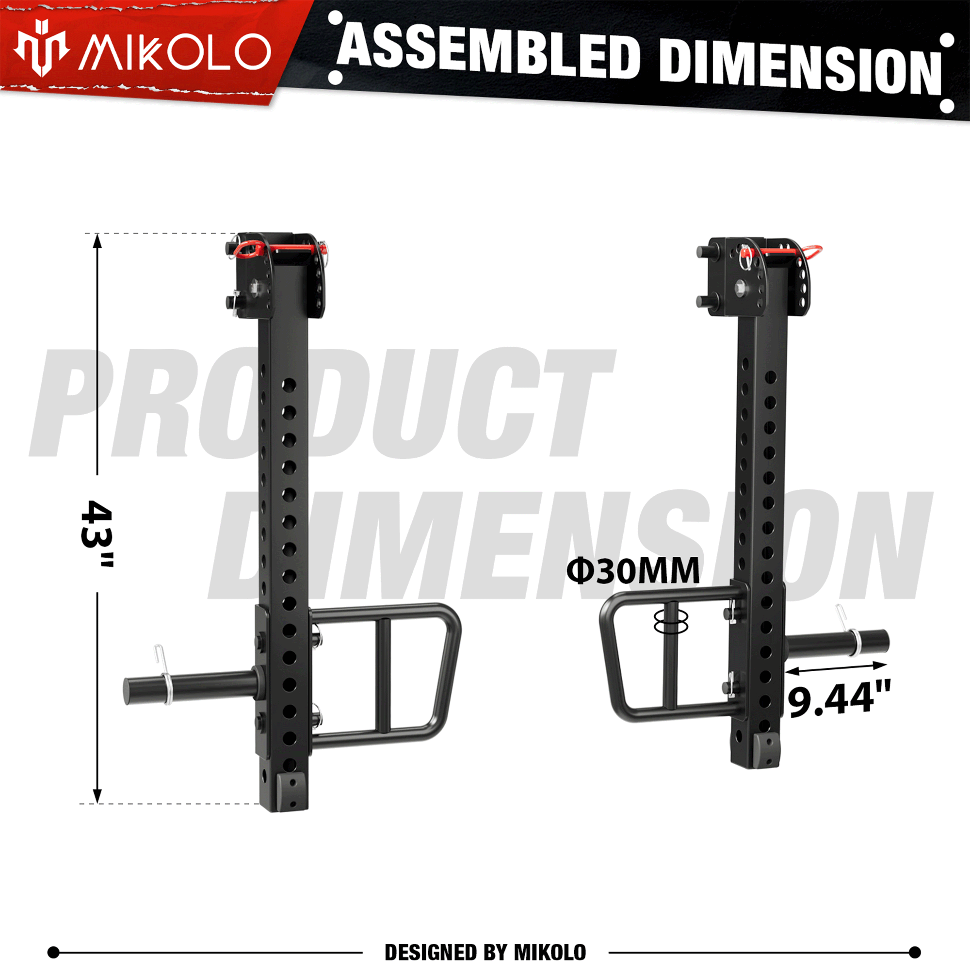 Adjustable Lever Arms -3''×3''Uprights