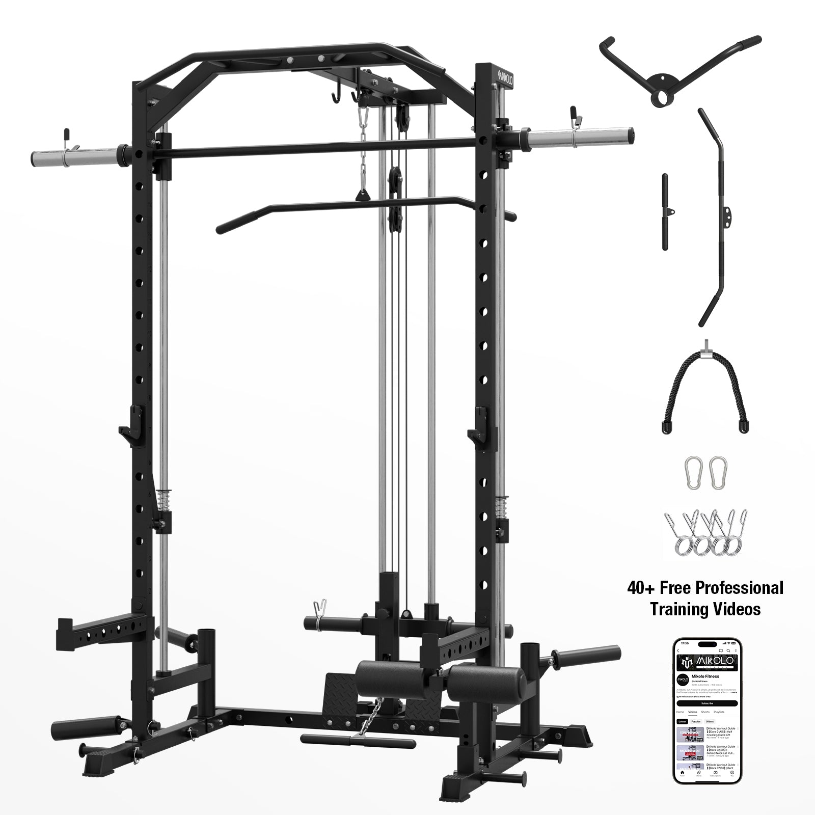 M1-2.0 Smith Machine with Lat Pull Down System
