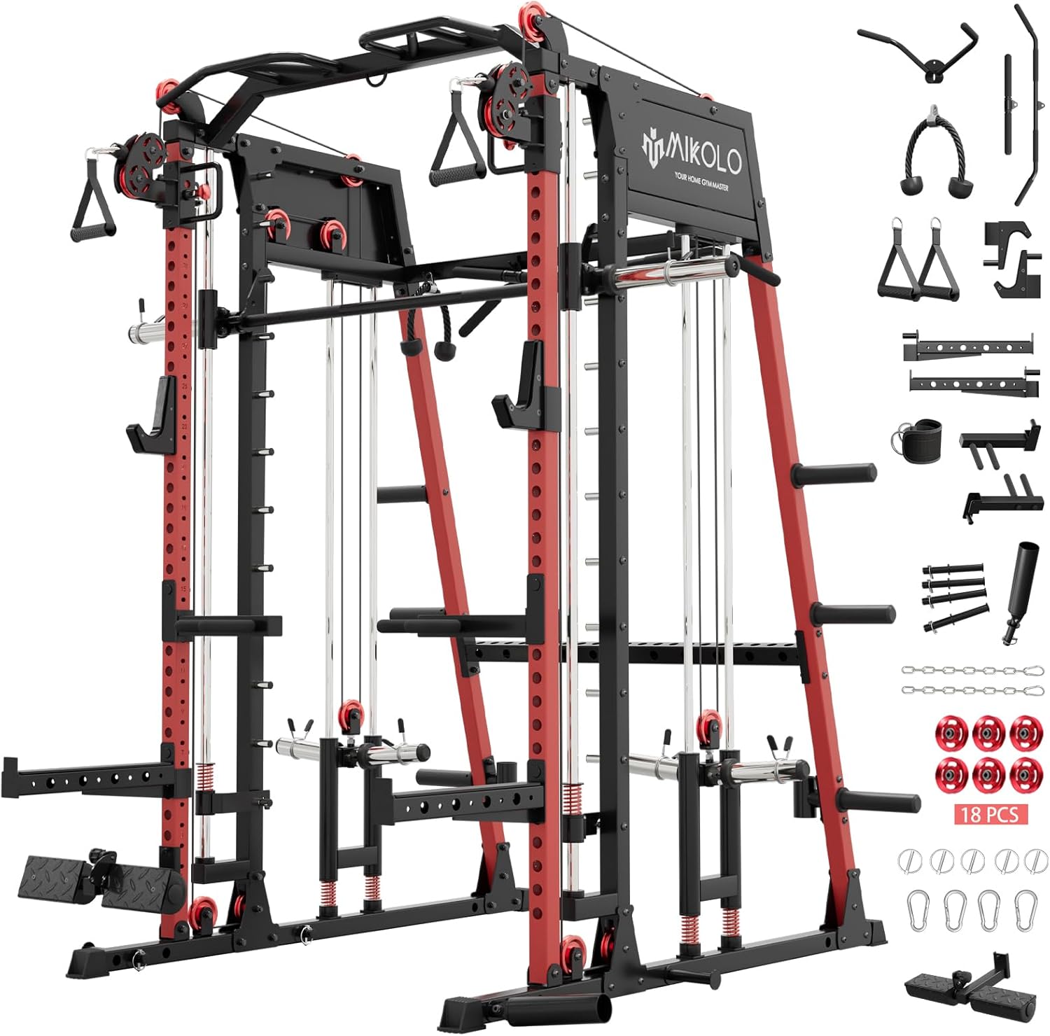 M4-2.0 Ultra All-In-One Functional Home Gym Smith Machine (UPGRADED)