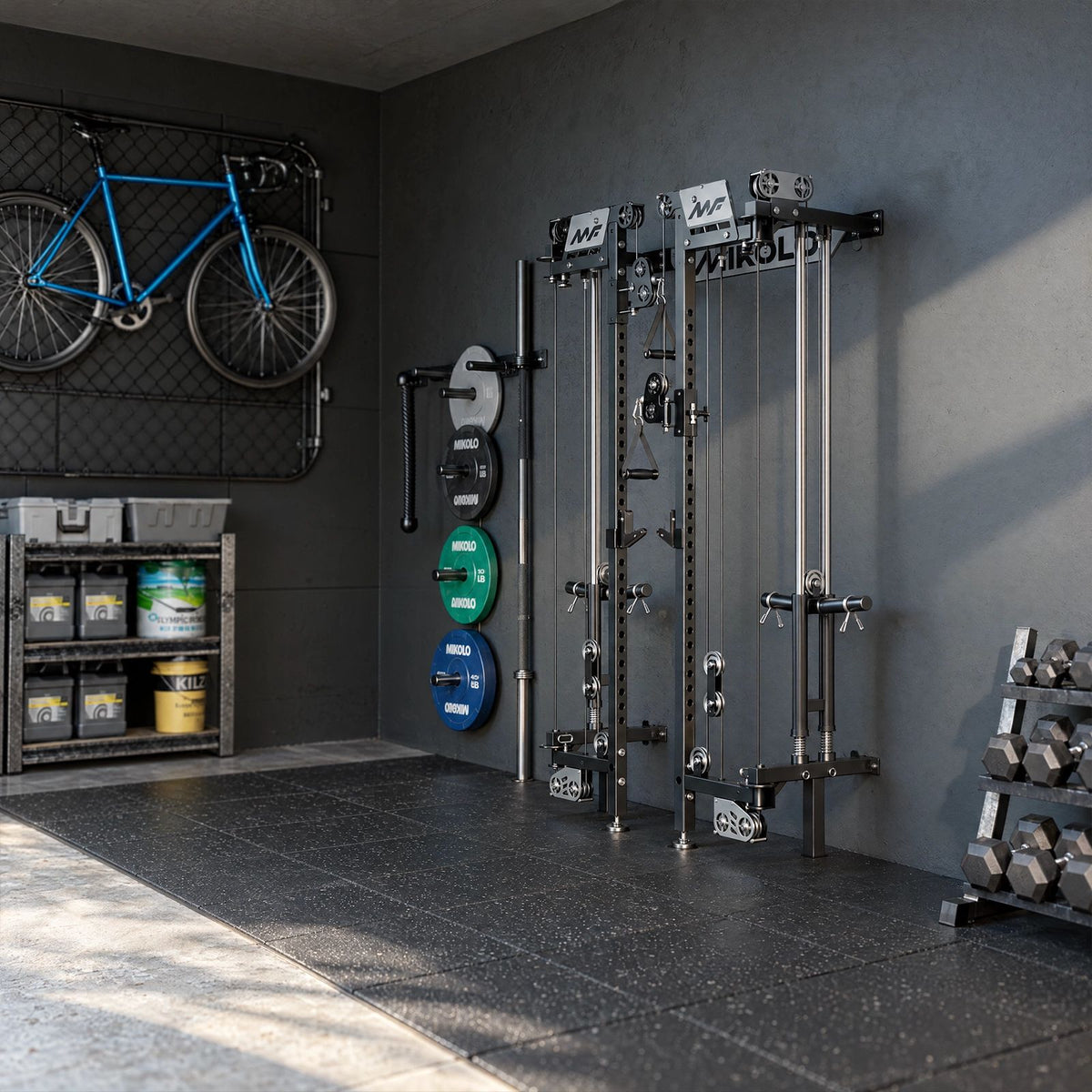 CHEETAH™ 2.0 Elite Wall Mounted Folding Functional Trainer with Weight Stack