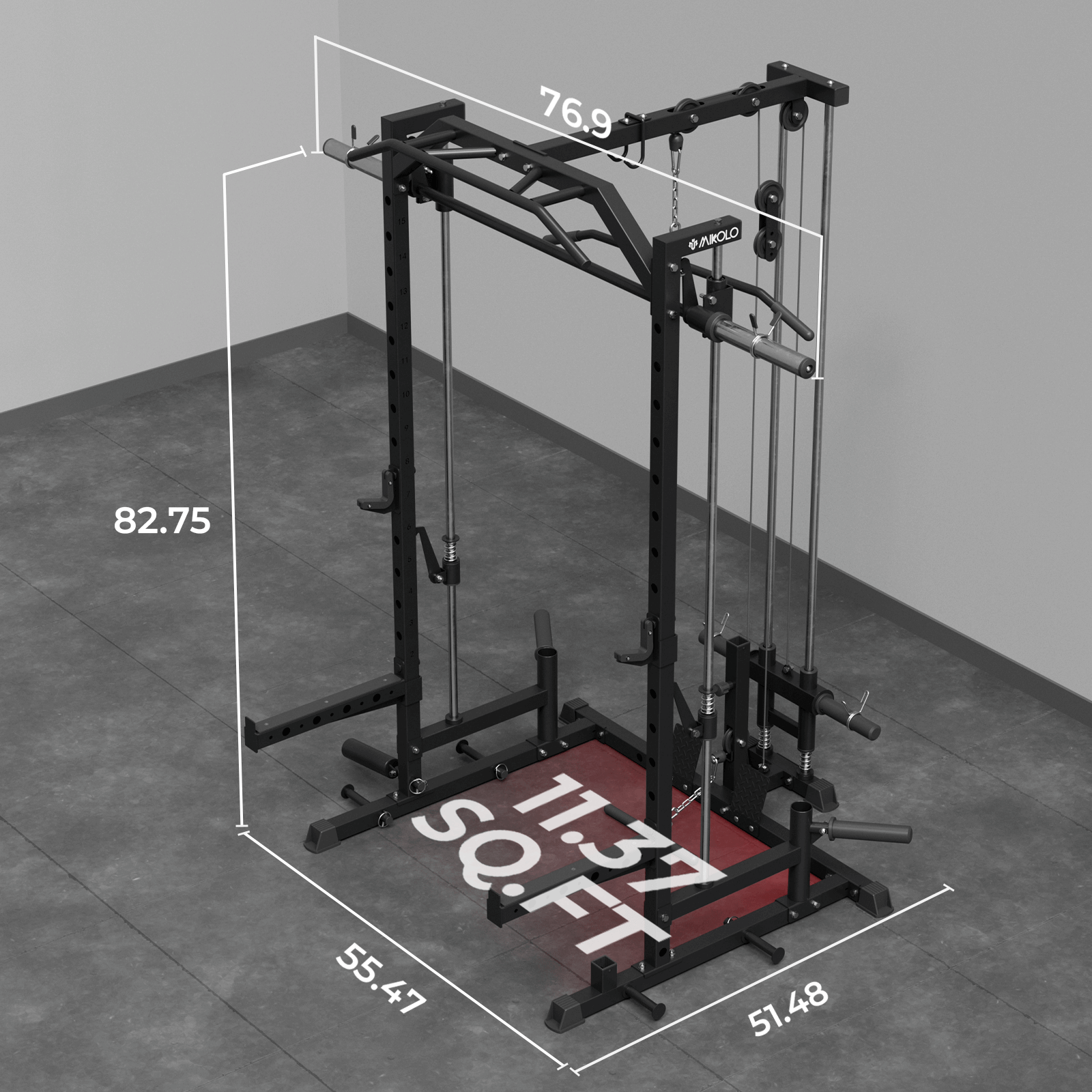 M1-2.0 Smith Machine with Lat Pull Down System