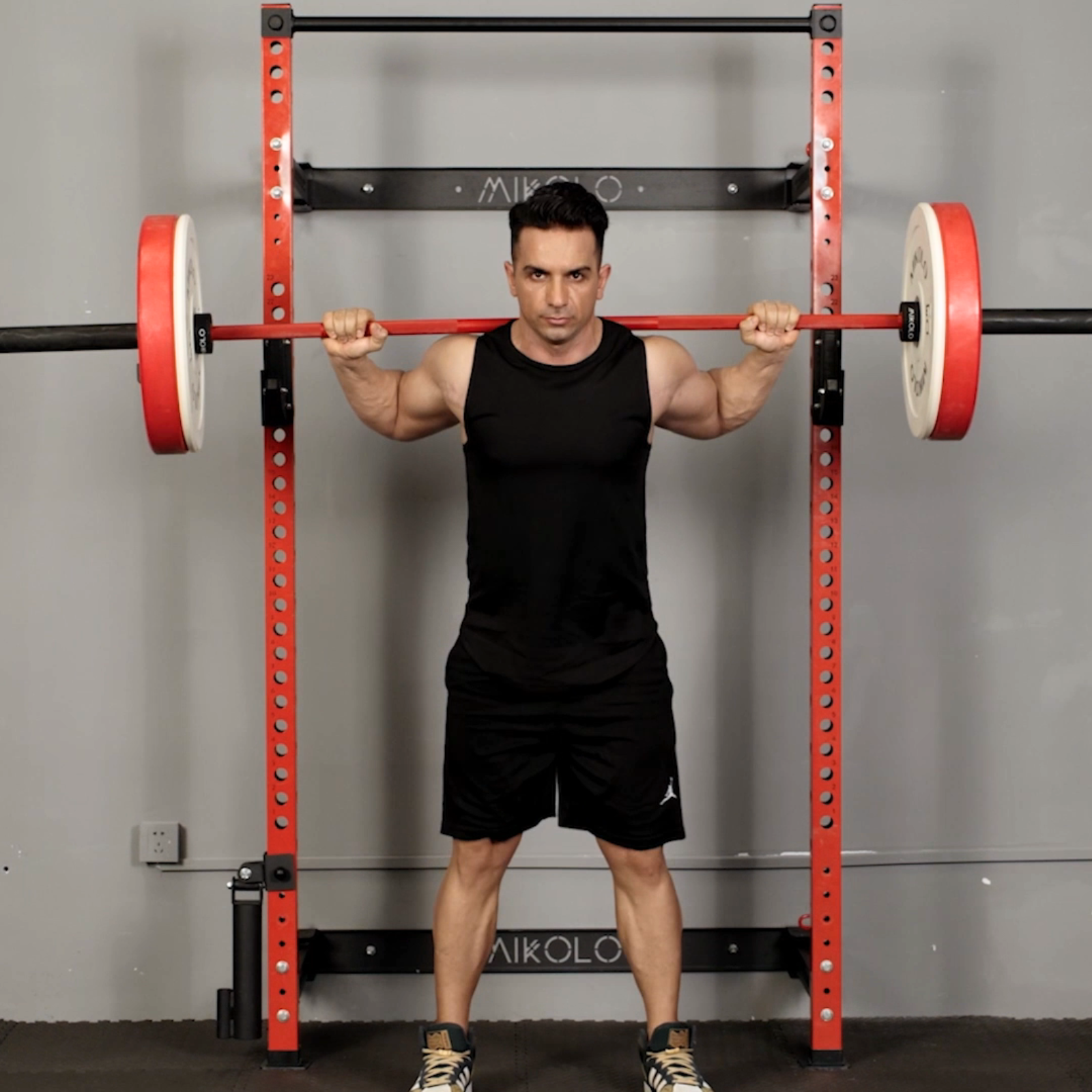 FOLDGYM™ Wall Mounted Folding Squat Rack