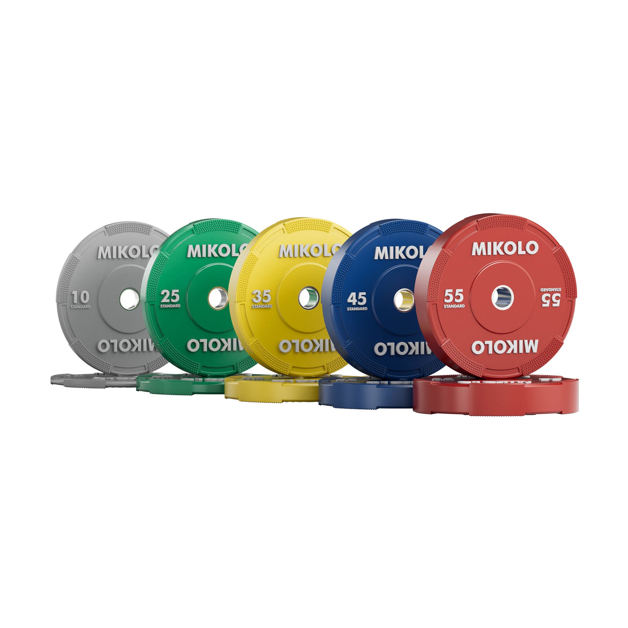 EZ Grip Bumper Plates - 230/320 lbs set - color