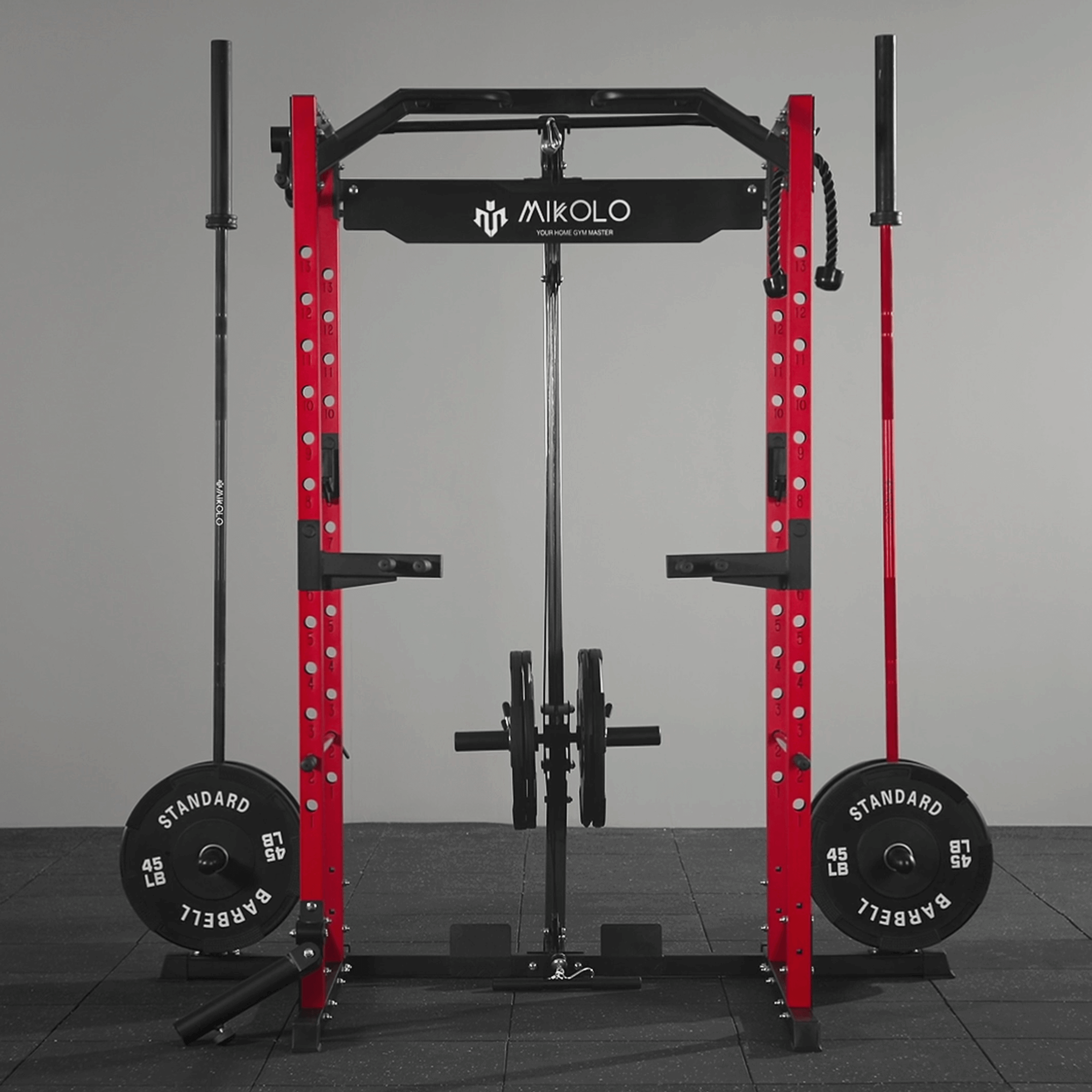 F4 Power Rack with Lat Pull Down System