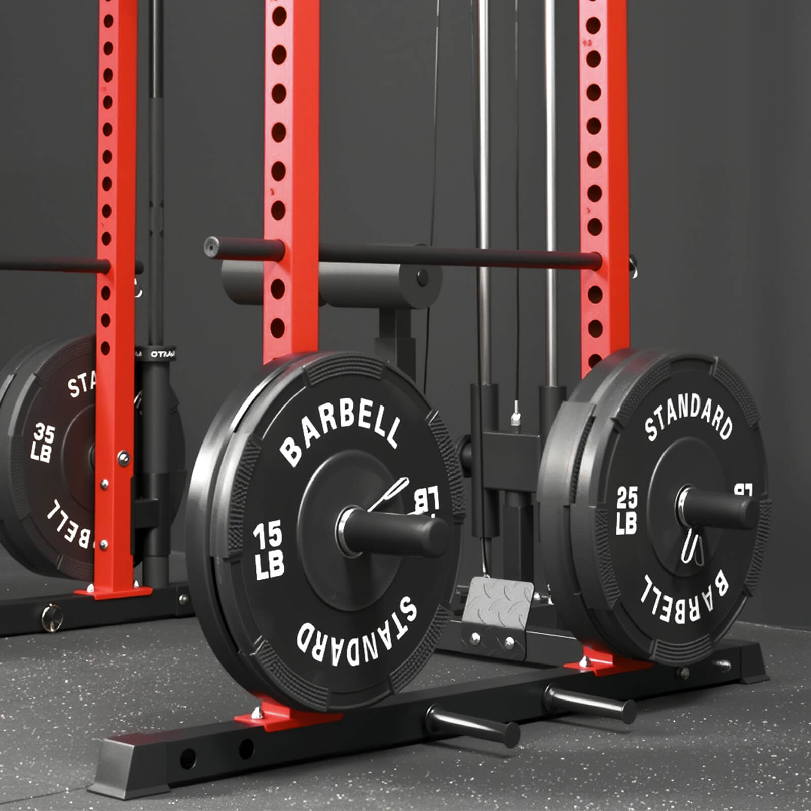 F4 Power Rack with Lat Pull Down System