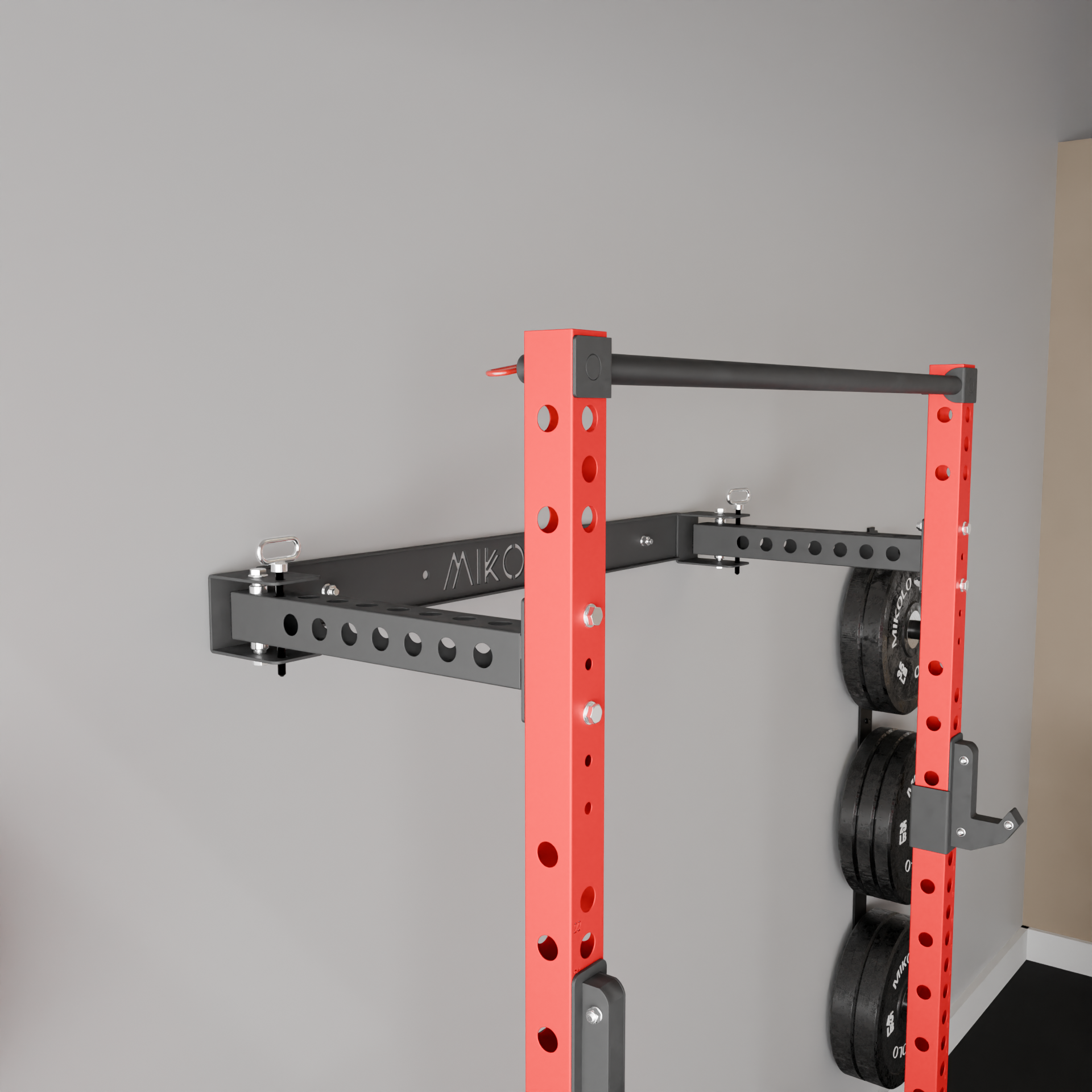 FOLDGYM™ Wall Mounted Folding Squat Rack