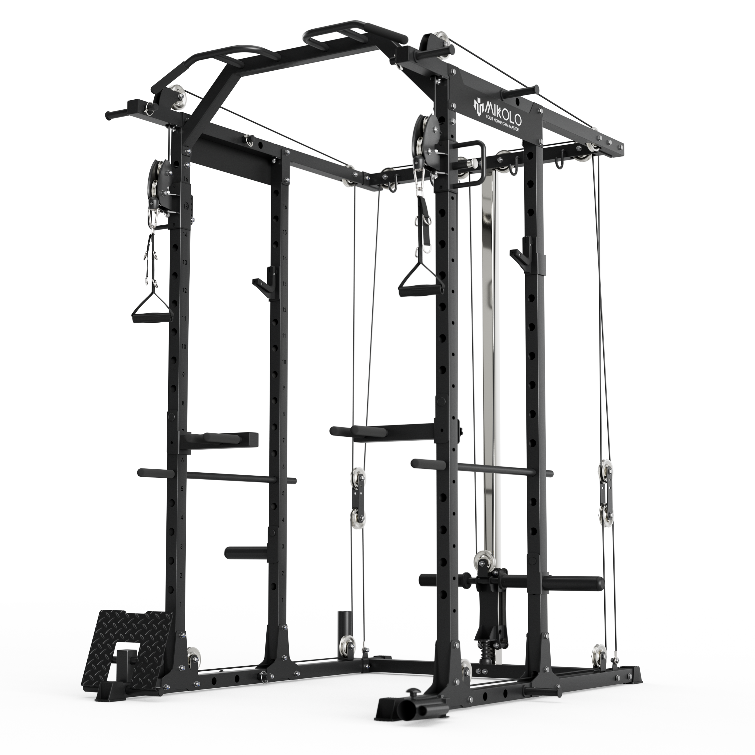 K6-1.0 ULTRA All-In-One Power Rack Functional Trainer