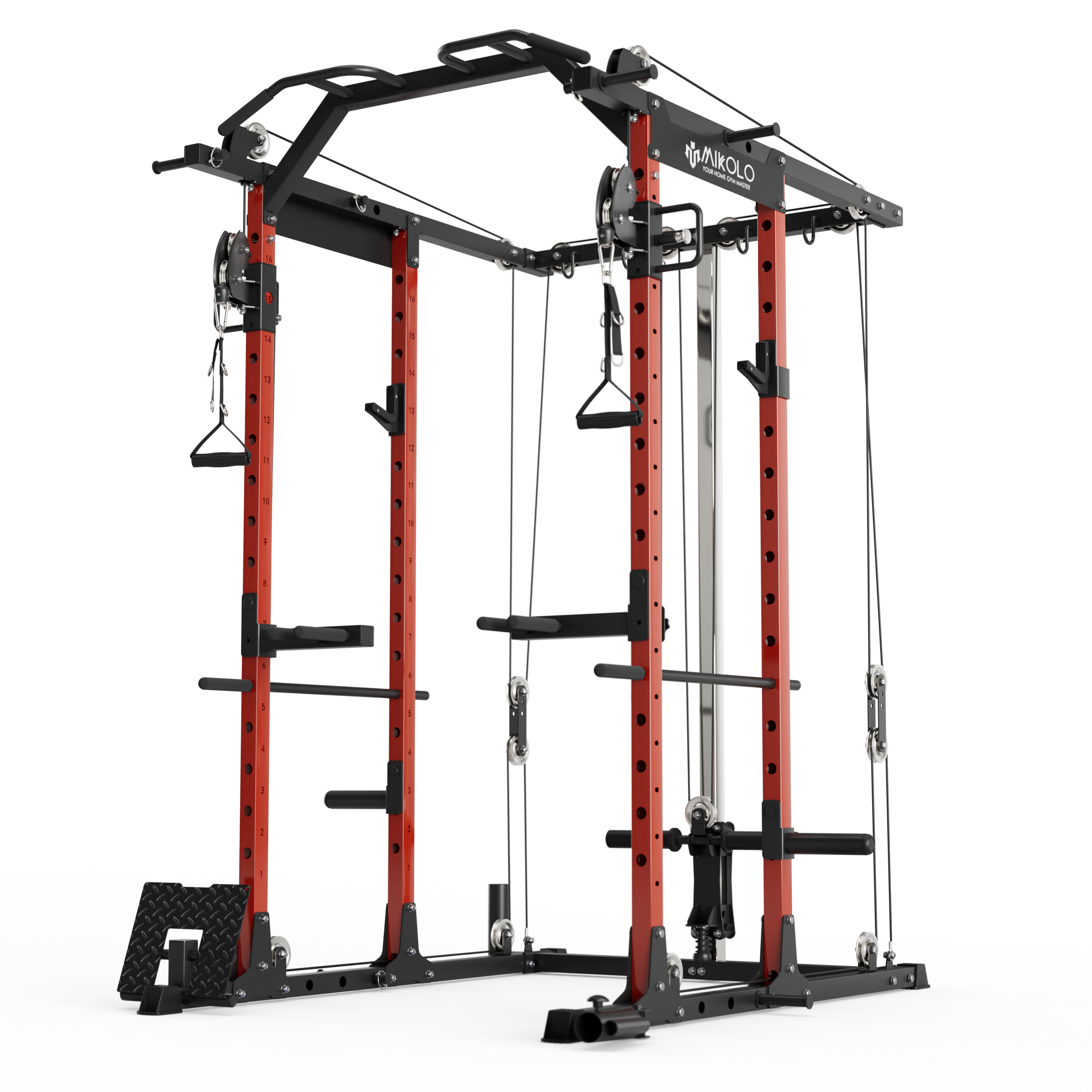 K6-1.0 ULTRA All-In-One Power Rack Functional Trainer