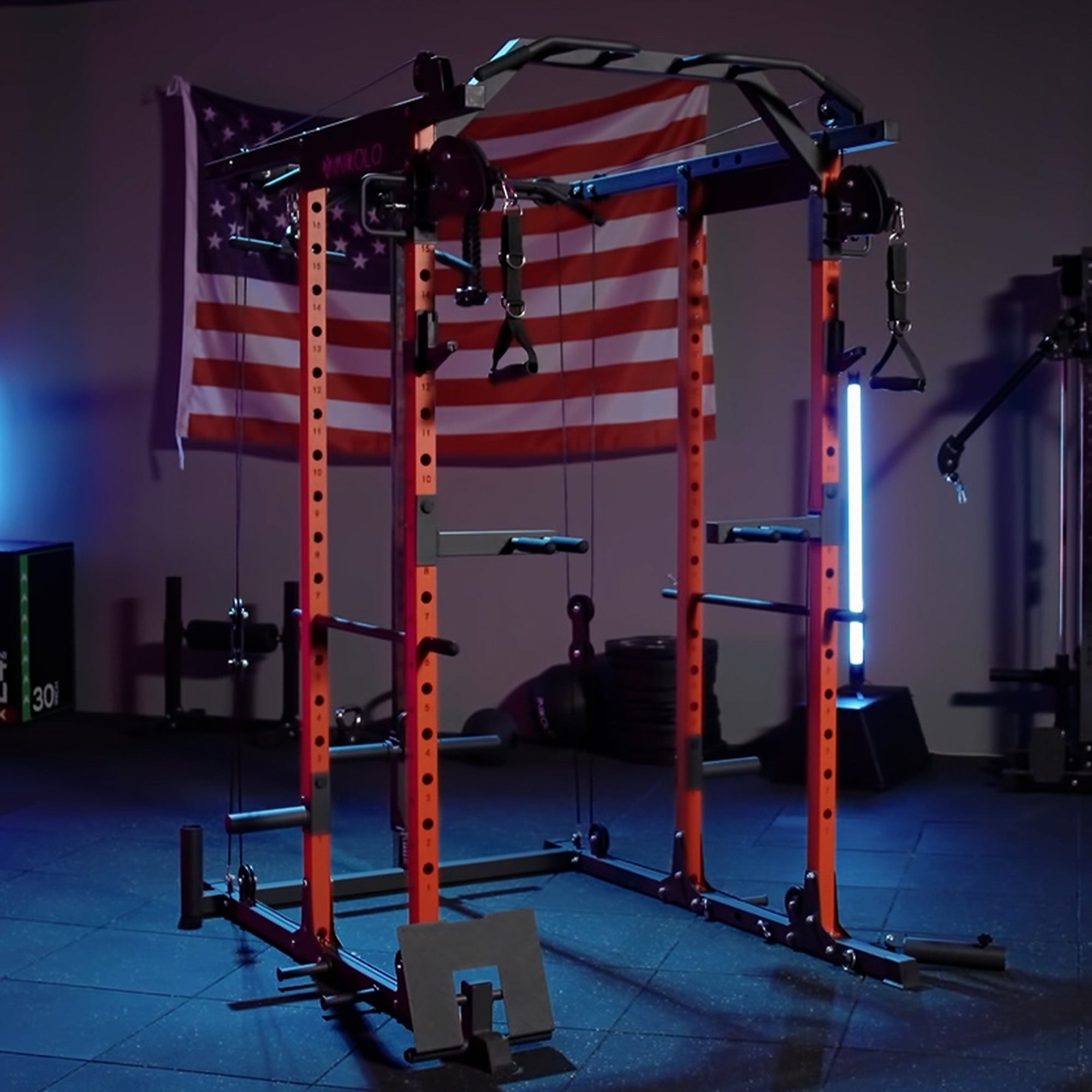 K6-1.0 ULTRA All-In-One Power Rack Functional Trainer