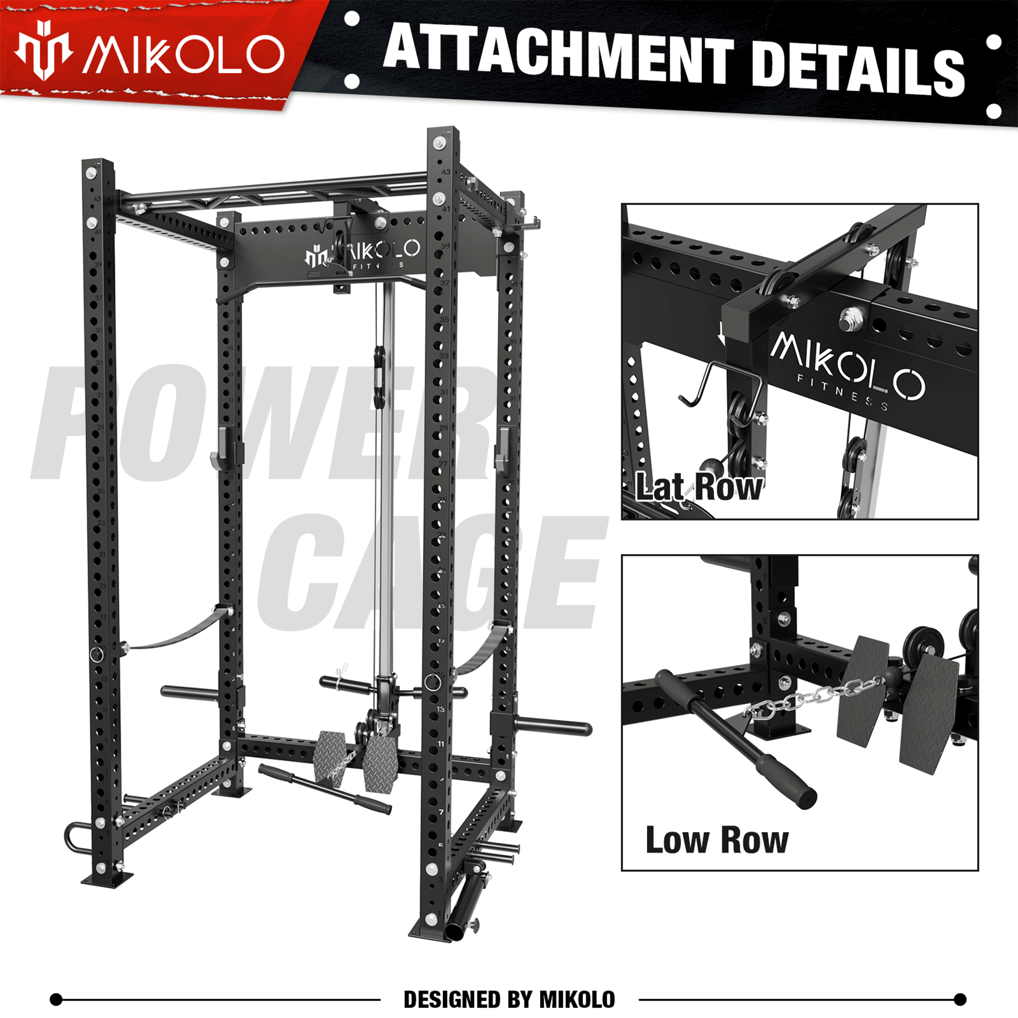 P5R Rack with Barbell and Weights Set