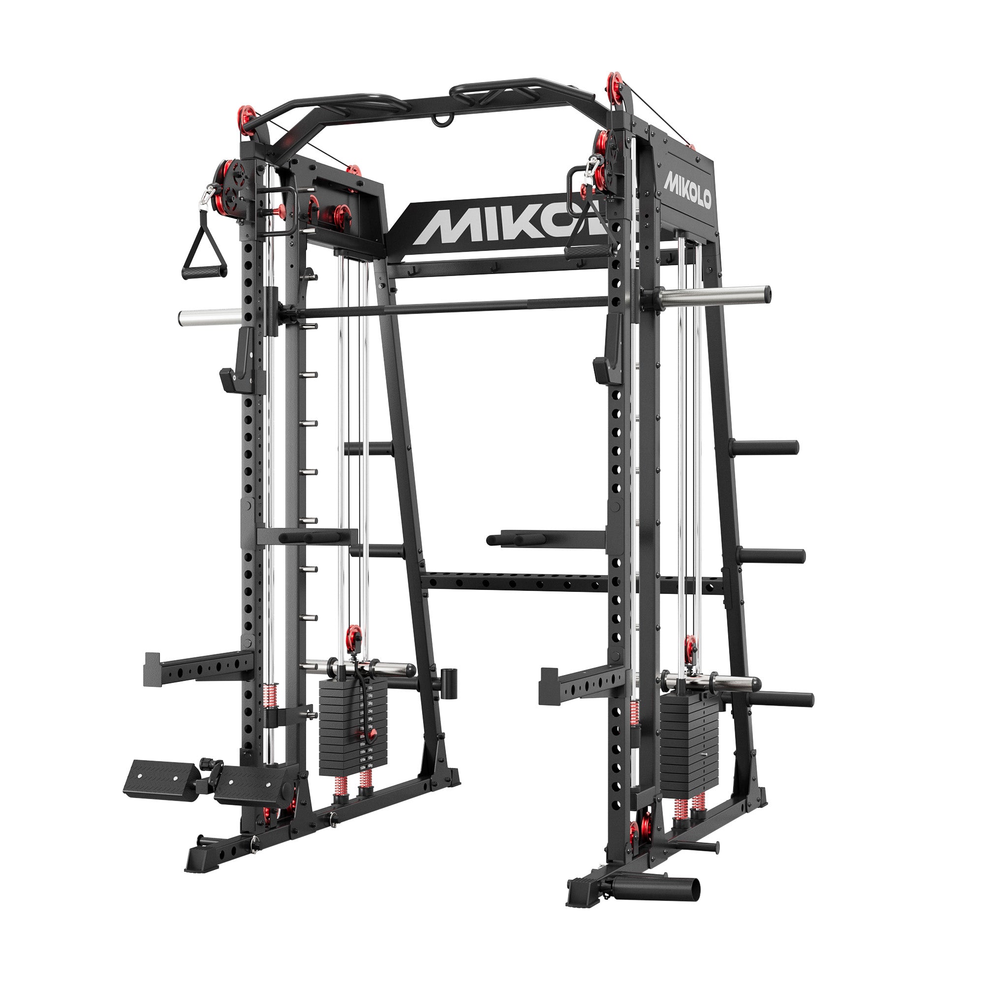 M4-2.0 Elite All-In-One Workout Smith Gym Machine with Dual Weight Stacks (UPGRADED)