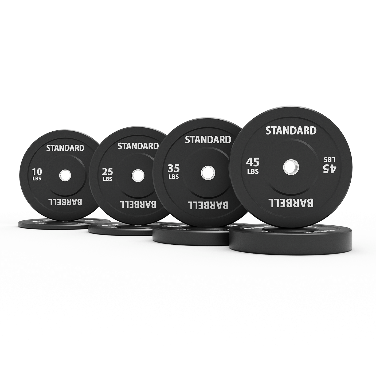 Black Bumper Plates WP05 - 230 lbs set