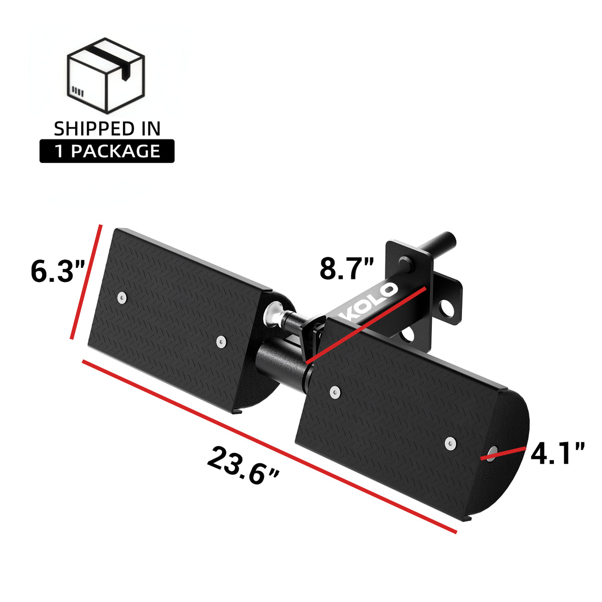 2-in-1 Lat Pull and Low Row Pad PJ26 - 3" x 3"