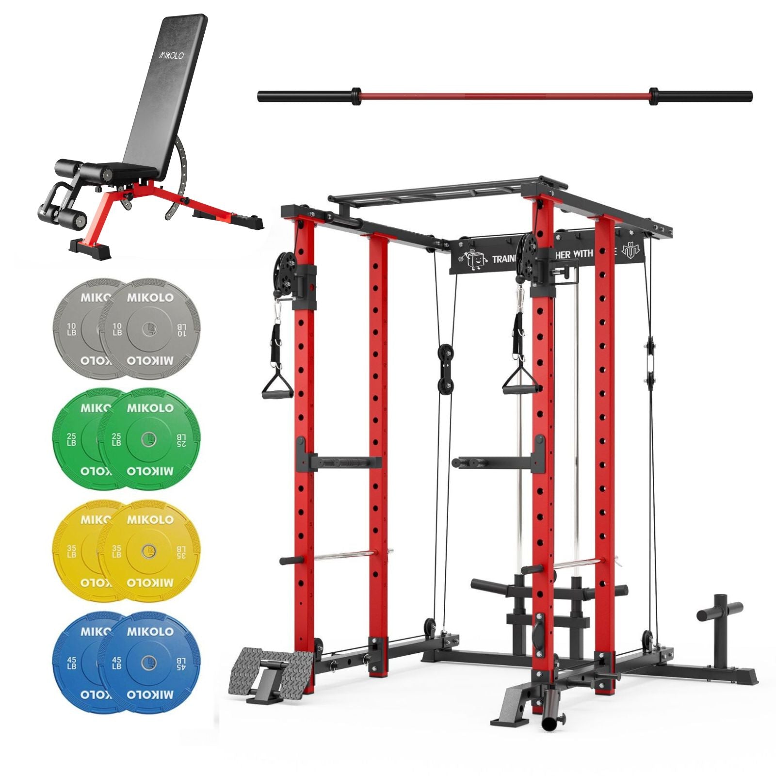 Mikolo K3 Home Gym Package
