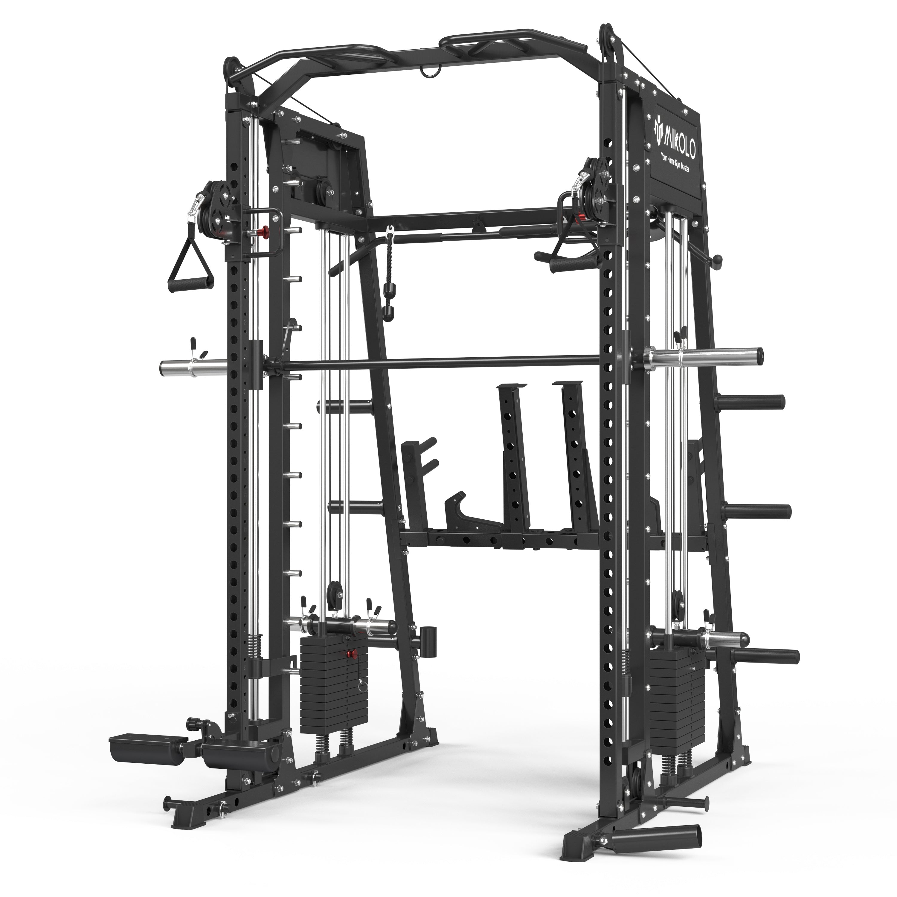 All-in-one Smith Machine with Weight Stack
