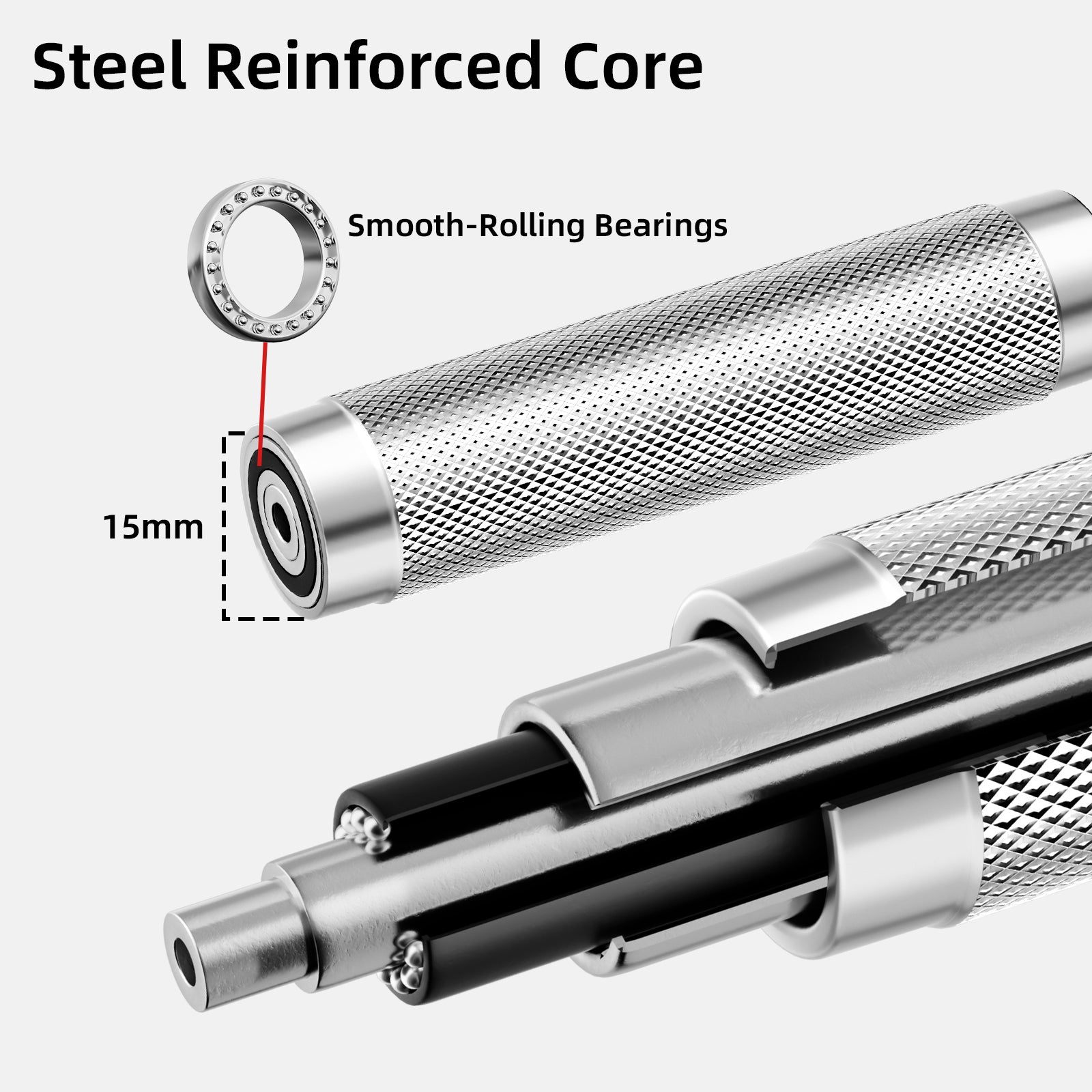 Aluminum Alloy Handles with Bearing