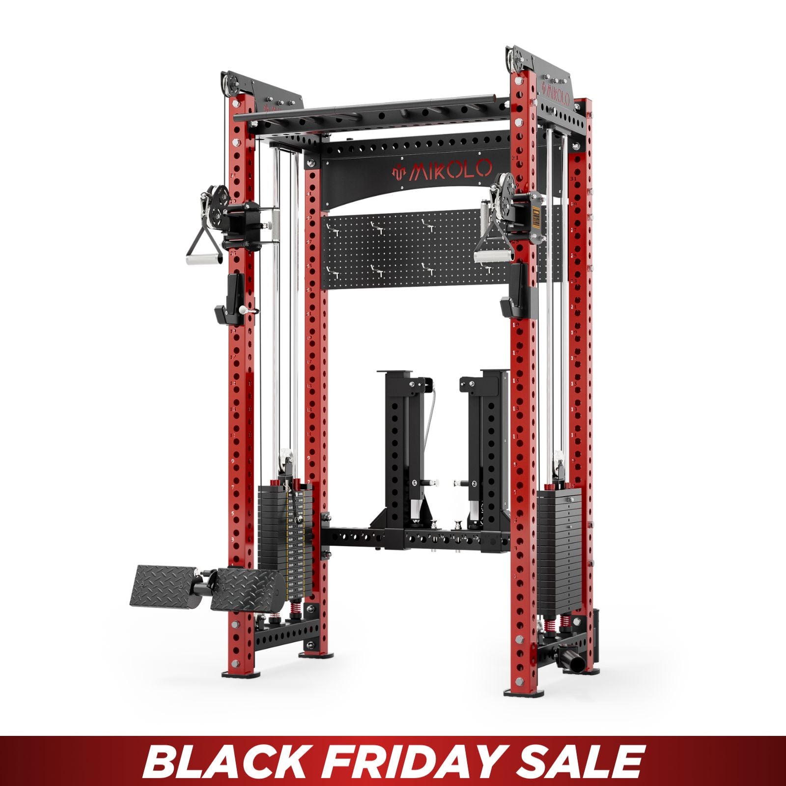 ANUBIS™-2.0 Elite Half Rack Functional Trainer With Dual Weight Stacks