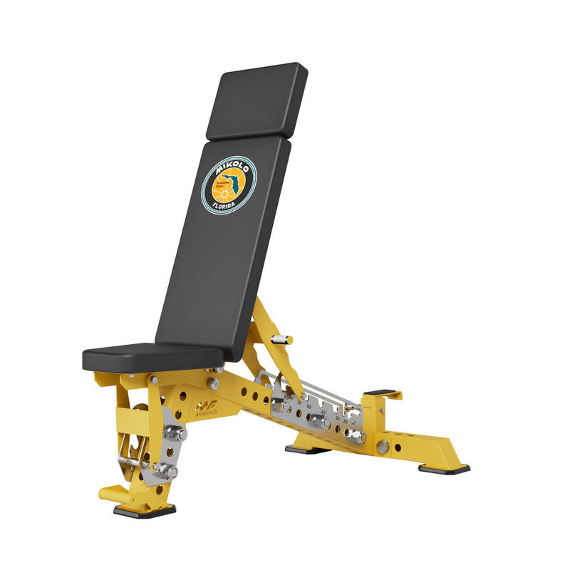 BASTET™ 2.0 Adjustable FID Bench - 3"x3" — Florida Yellow (Pre-order: late-October)