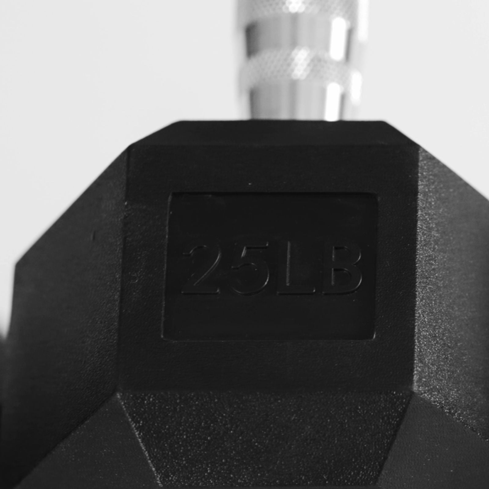 Rubber Hex Dumbbells Set with Rack