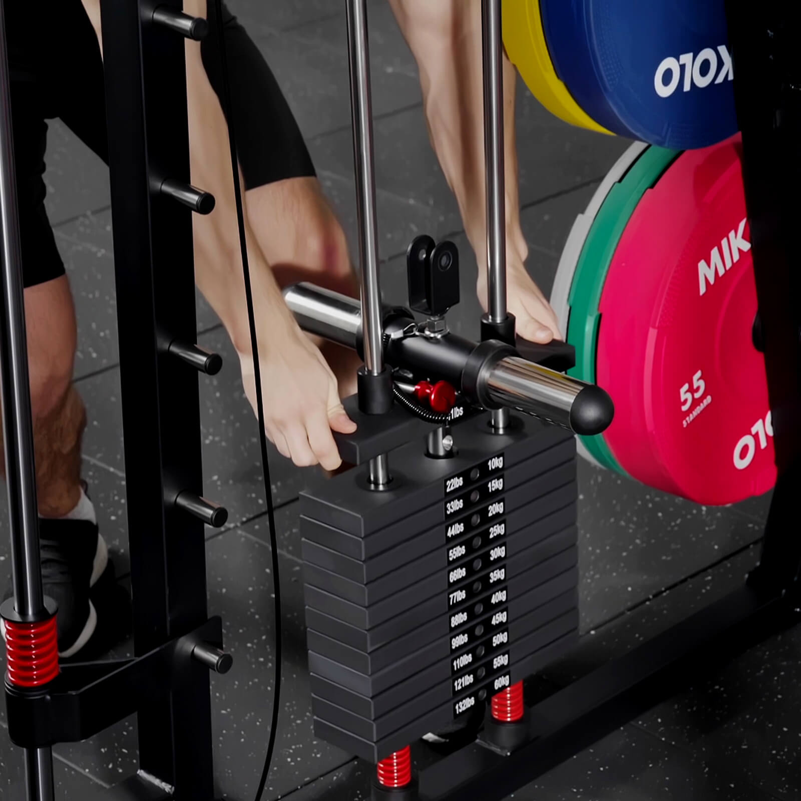 M4-2.0 Elite All-In-One Smith Machine Functional Trainer with Dual Weight Stacks (UPGRADED)