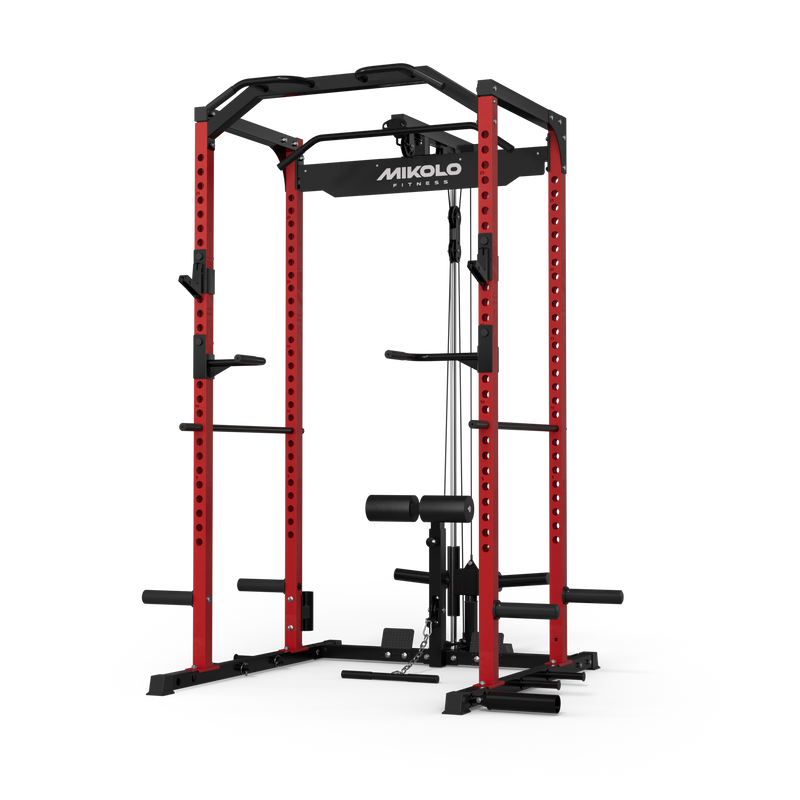 Rack de potencia F4 con sistema de polea alta y baja