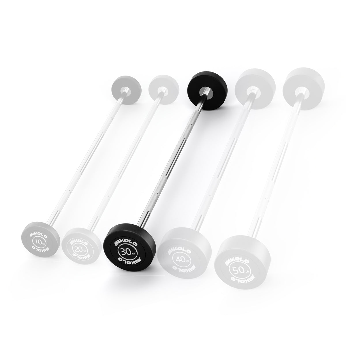Fixed Weight EZ Straight Barbell