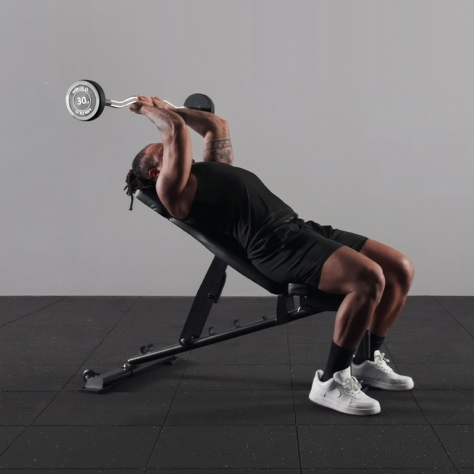Fixed Weight EZ Curl Barbell FB01