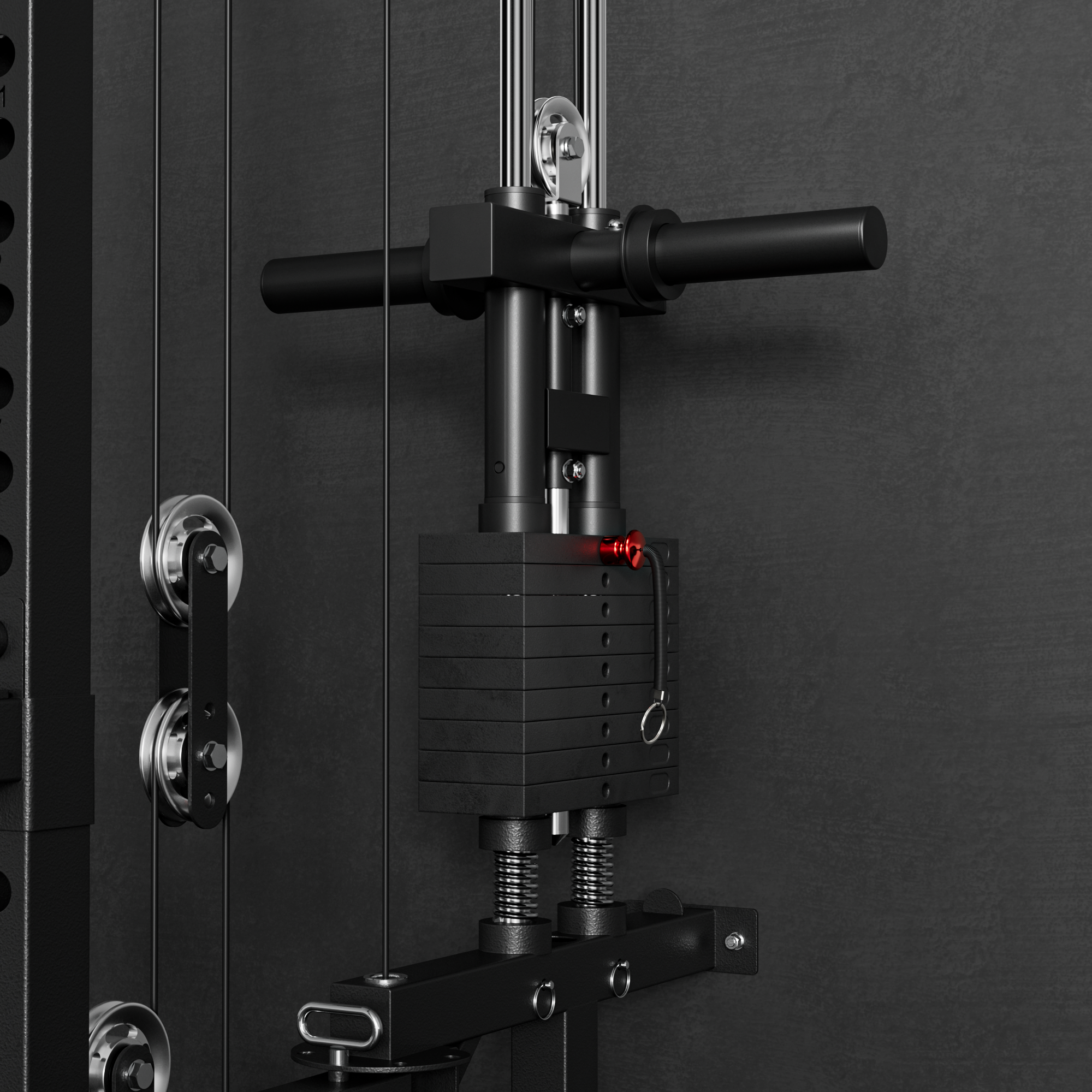 CHEETAH™ 2.0 Elite Wall Mounted Folding Functional Trainer with Weight Stack