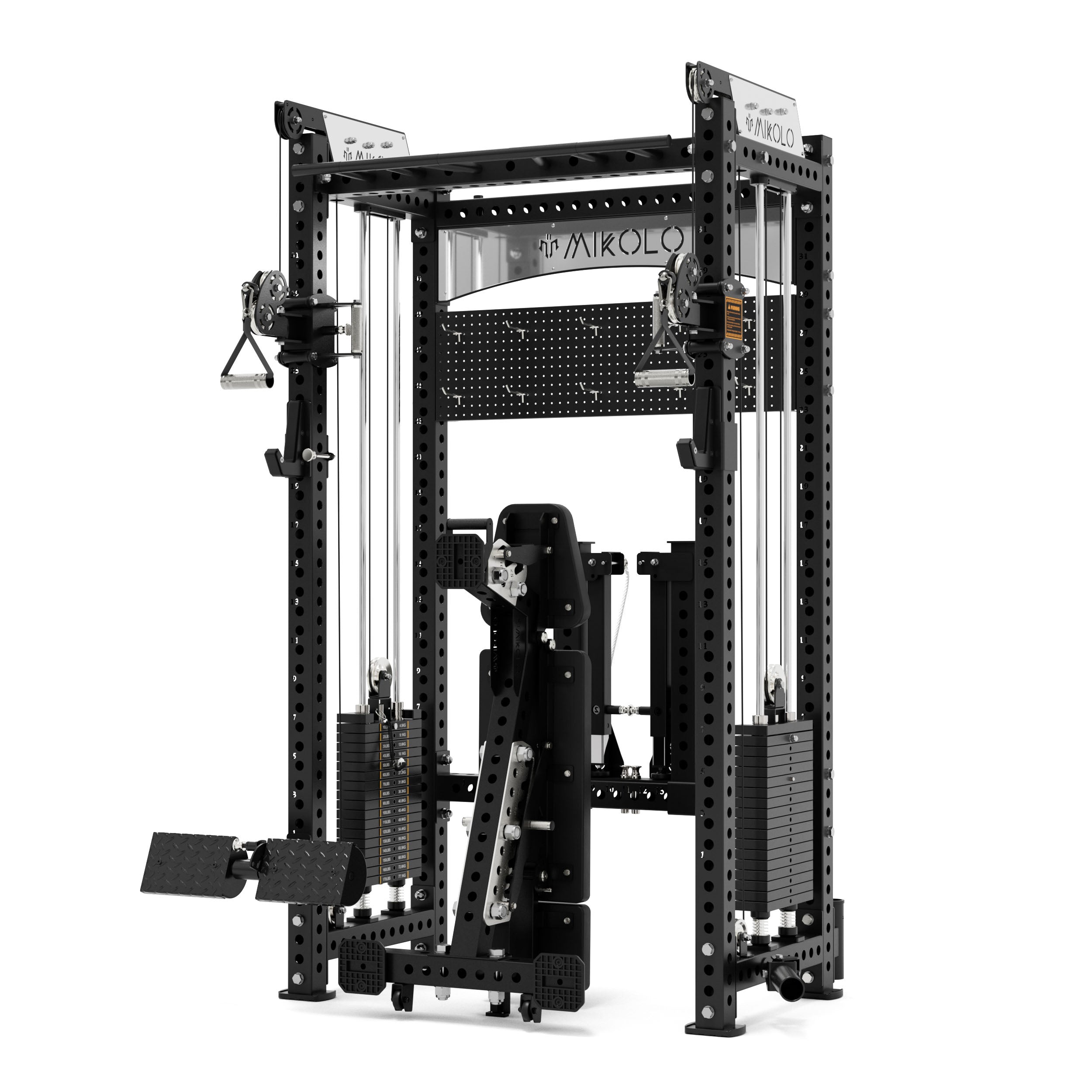 ANUBIS™-2.0 Elite Half Rack Functional Trainer With Dual Weight Stacks