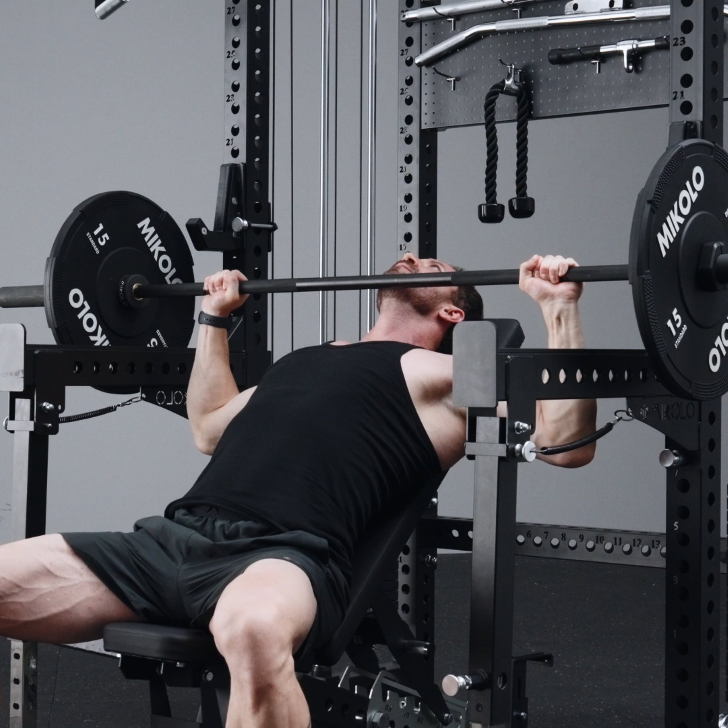 ANUBIS™-2.0 Elite Half Rack Functional Trainer With Dual Weight Stacks