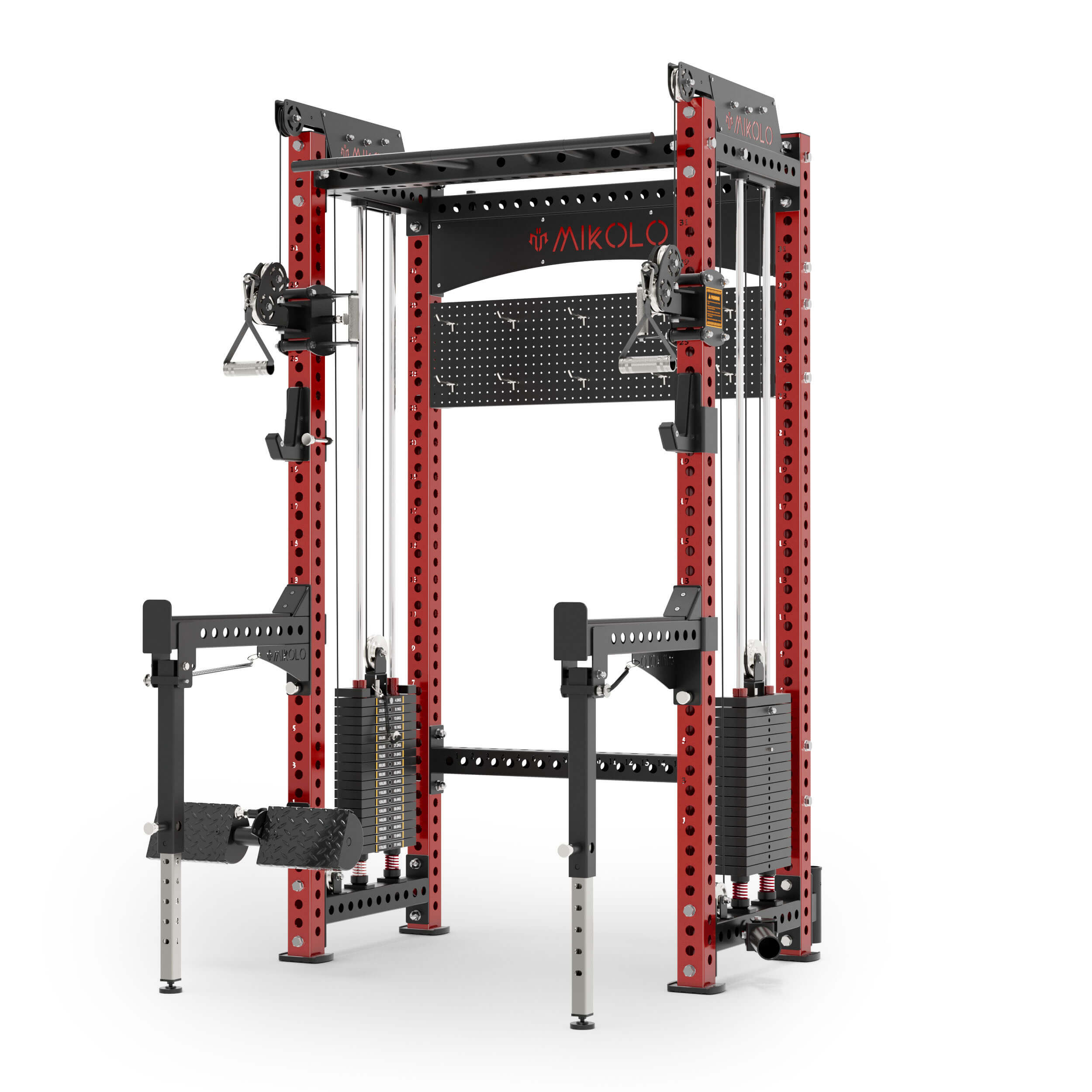 ANUBIS™-2.0 Elite Half Rack Functional Trainer With Dual Weight Stacks