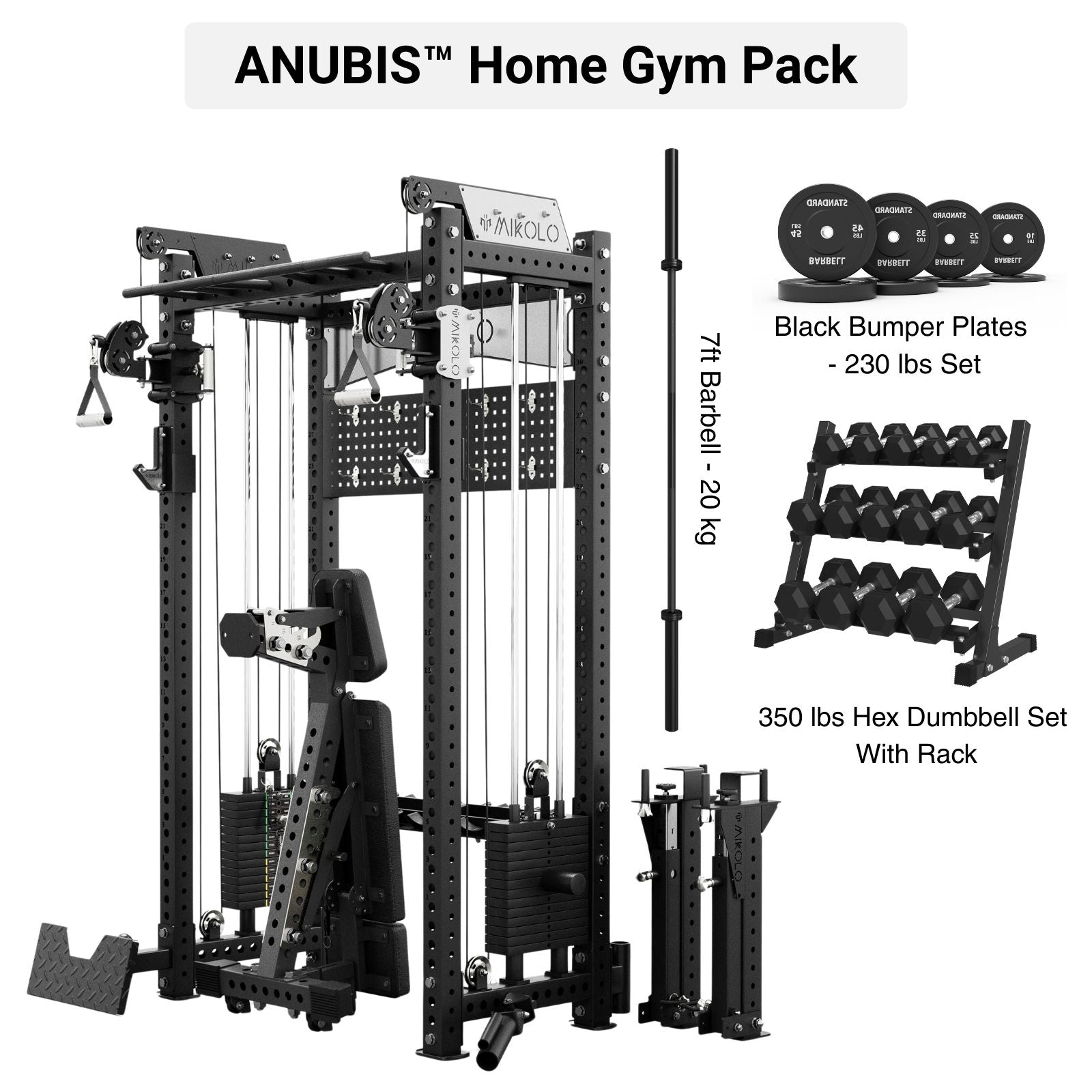 ANUBIS™ Half Rack Functional Trainer