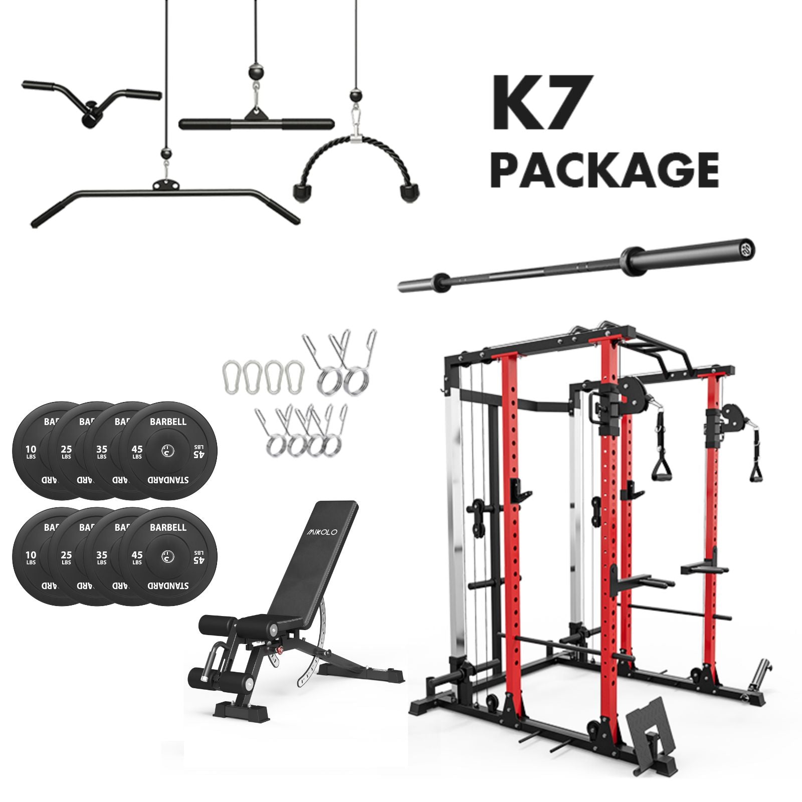 MIKOLO K7 Home Gym Package