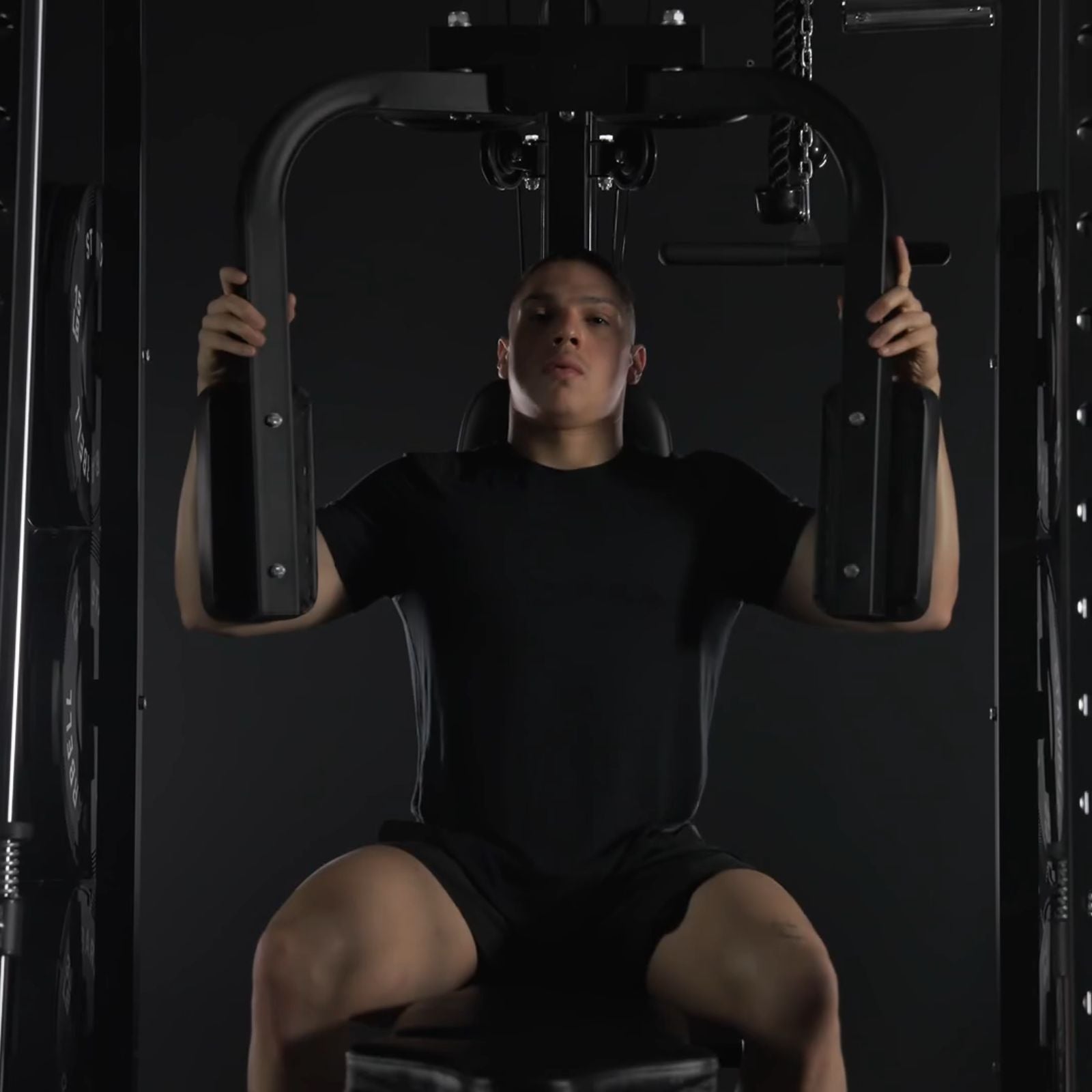 Hippo-Pro Smith Machine With Pec Deck Combo & Weight Stack System