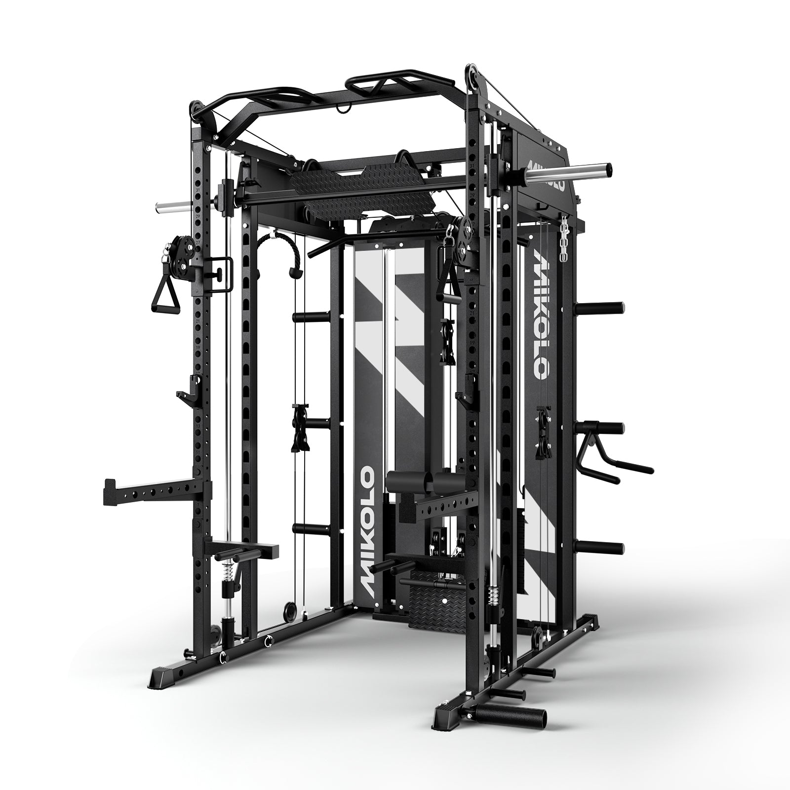 HORUS™ Máquina Smith y Entrenador Funcional con Doble Pila de Pesas