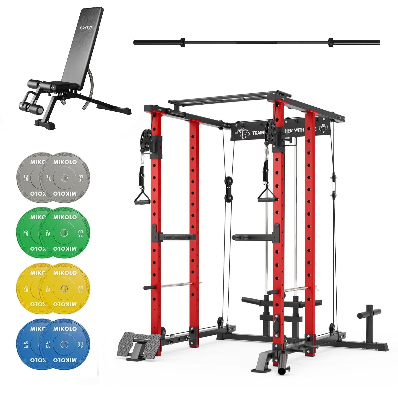 Mikolo K3 Home Gym Package