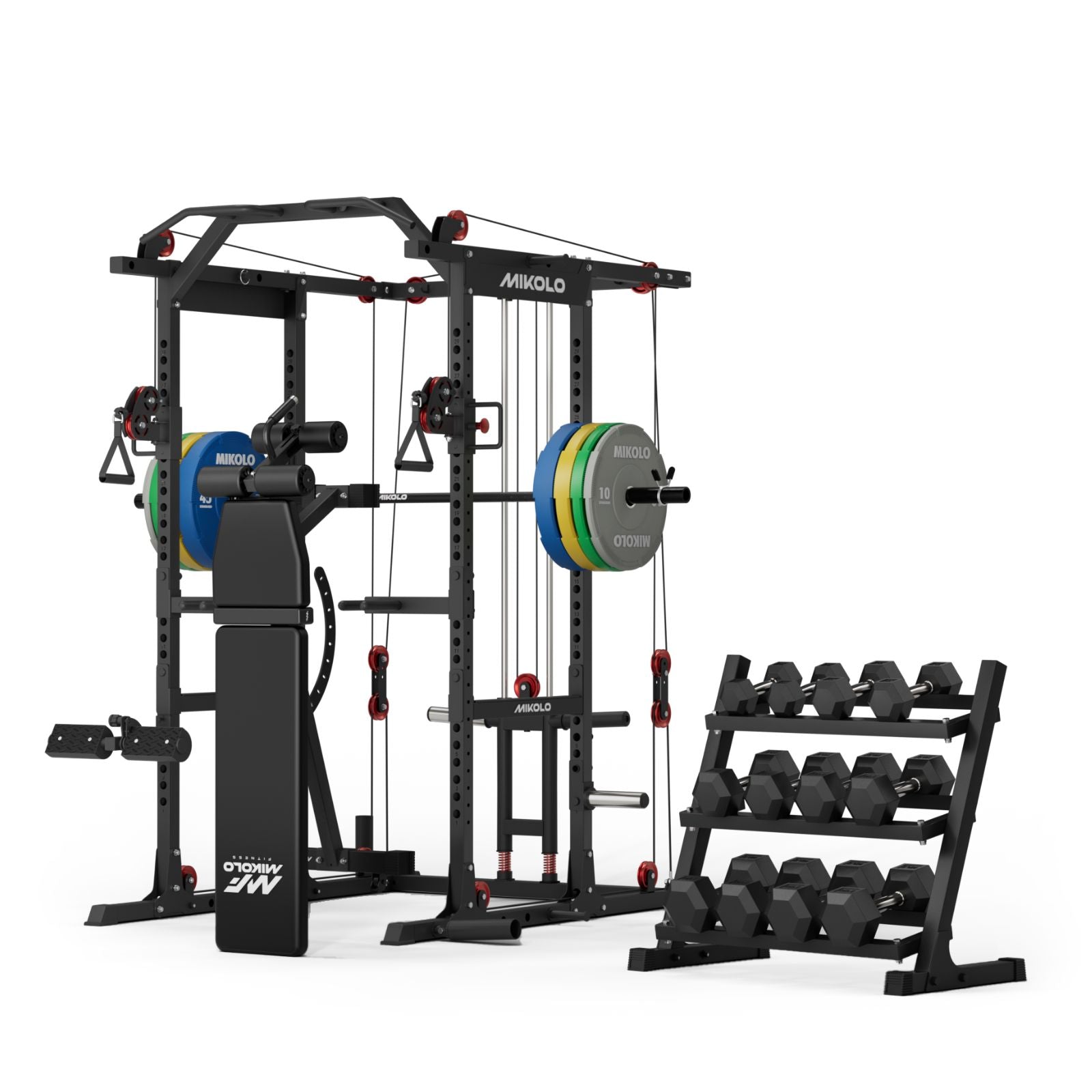 K6-2.0 Ultra All-in-One Power Rack Functional Trainer (UPGRADED)