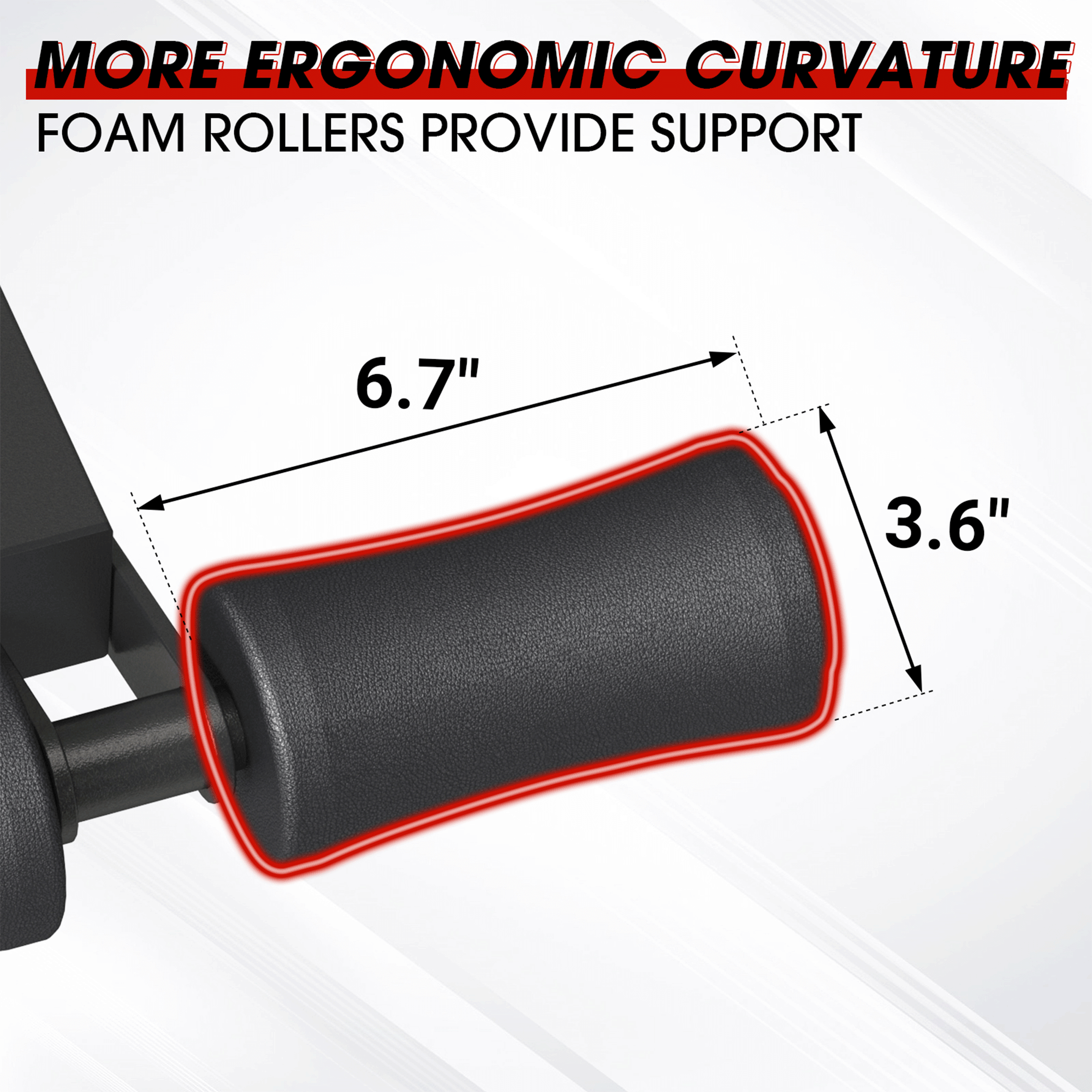 Rack-Mounted Leg Hold-Down Attachment