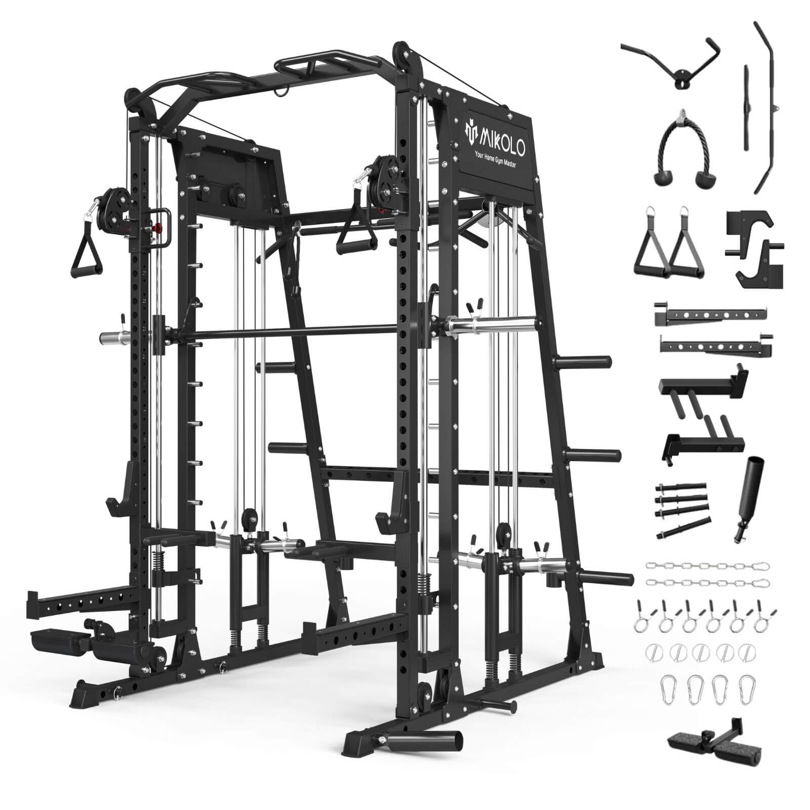 M4-2.0 Standard All-In-One Home Smith Machine with Cables (UPGRADED)
